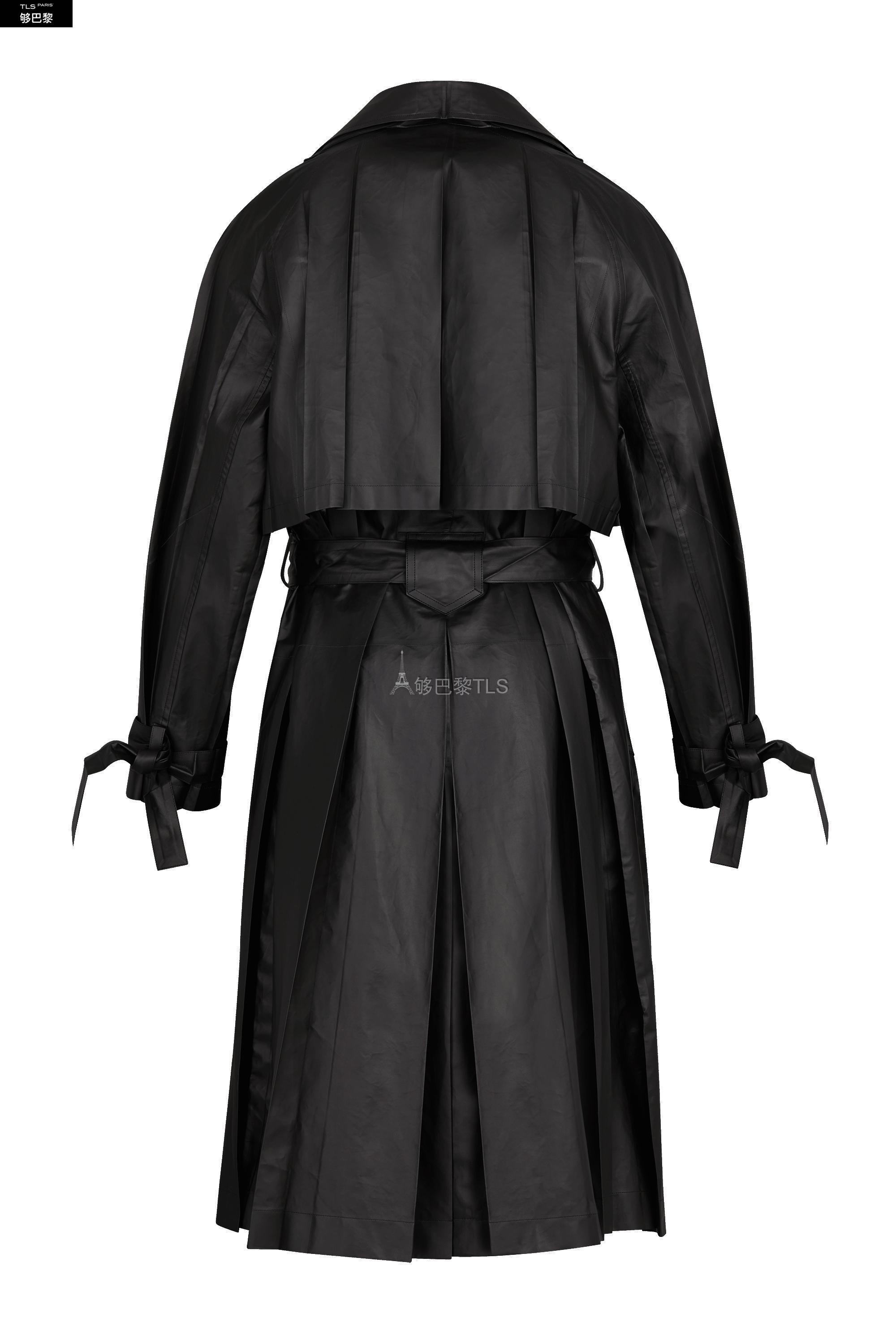 【包邮包税】 lv路易威登 21年春夏 男士 大衣 trench plisse en cuir