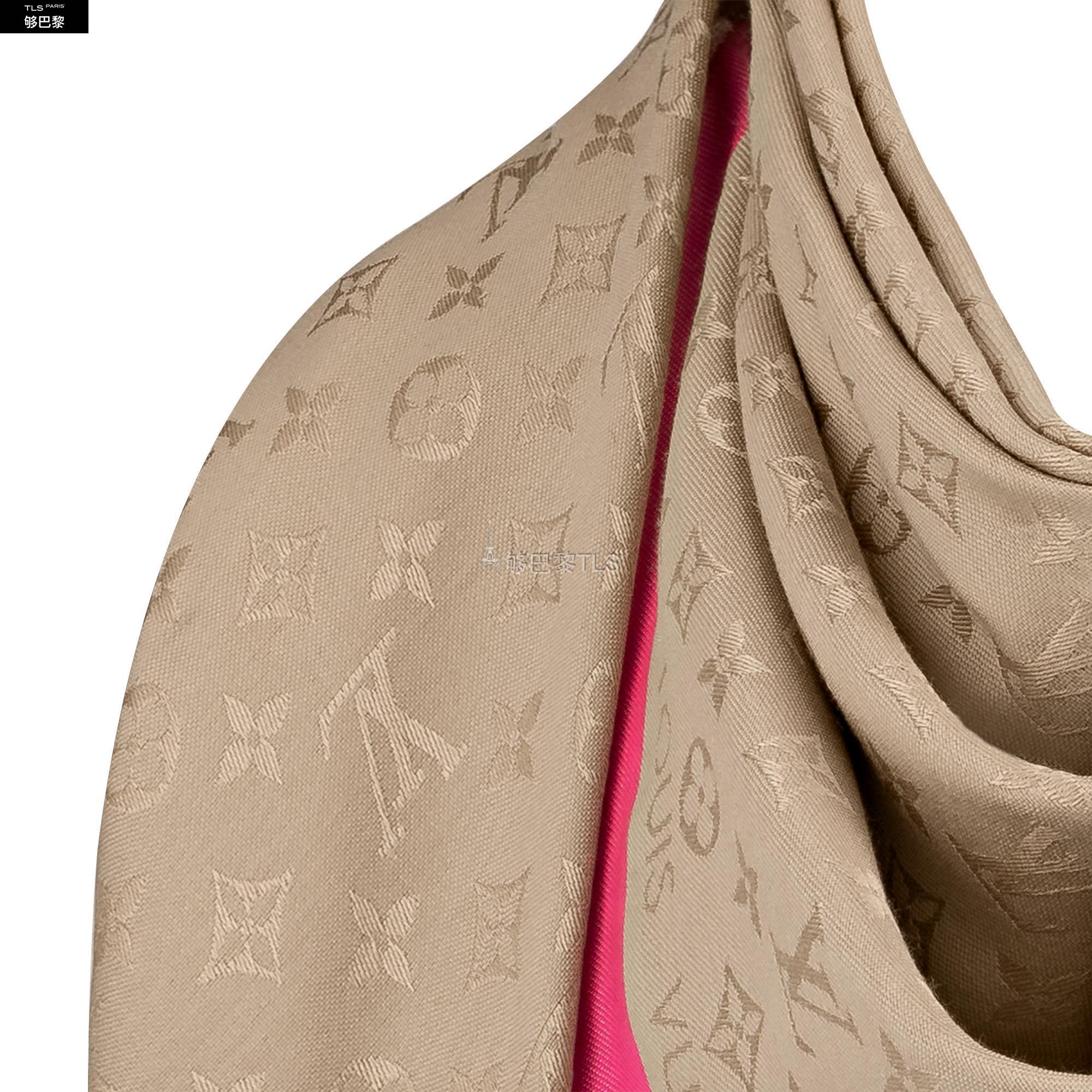 【包邮包税】 lv路易威登 21年春夏 女士 披肩 on the edge monogram
