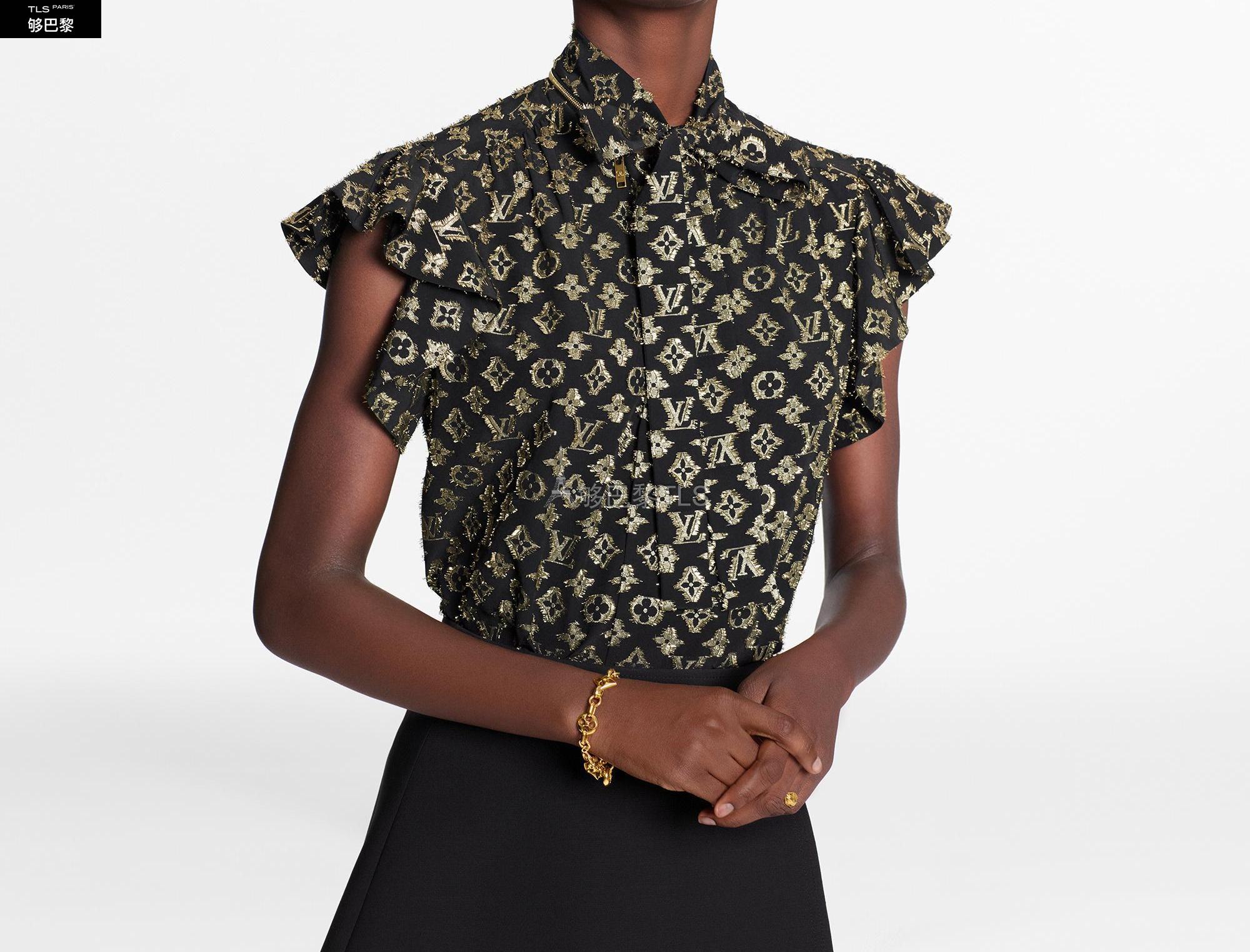【包邮包税】 lv路易威登 21年春夏 女士 长袖衬衫 monogram 短袖衬衫