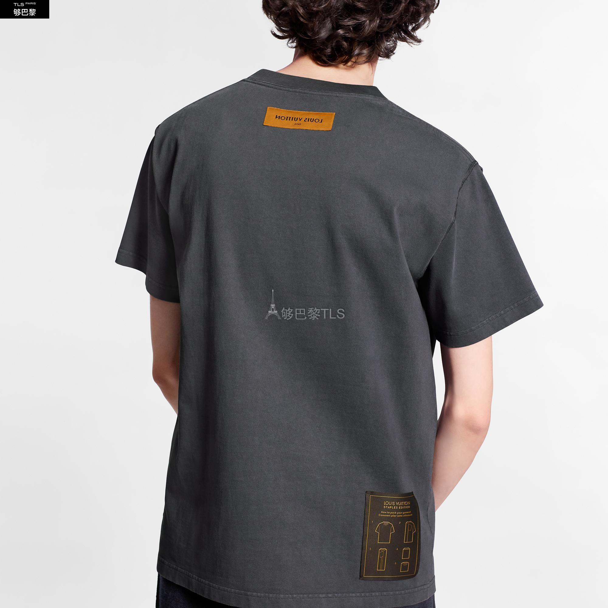【包邮包税】 lv路易威登 21年春夏 男士 短袖t恤 inside out t 恤 1