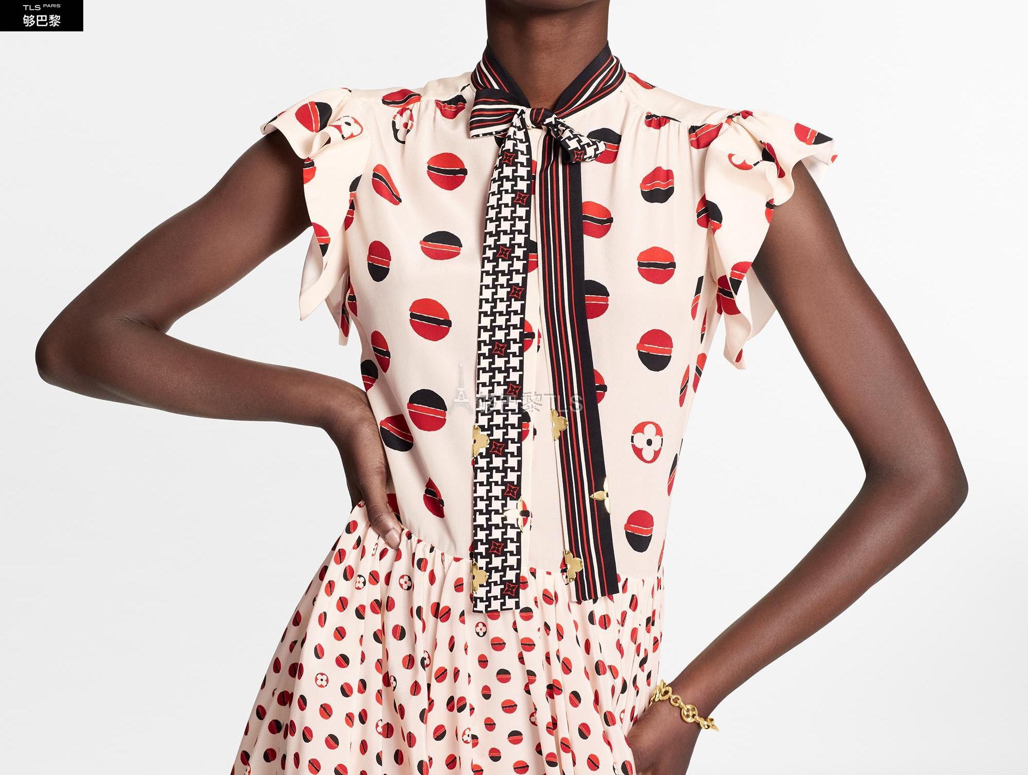 【包邮包税】 lv路易威登 21年春夏 女士 连衣裙 monogram 真丝连衣裙