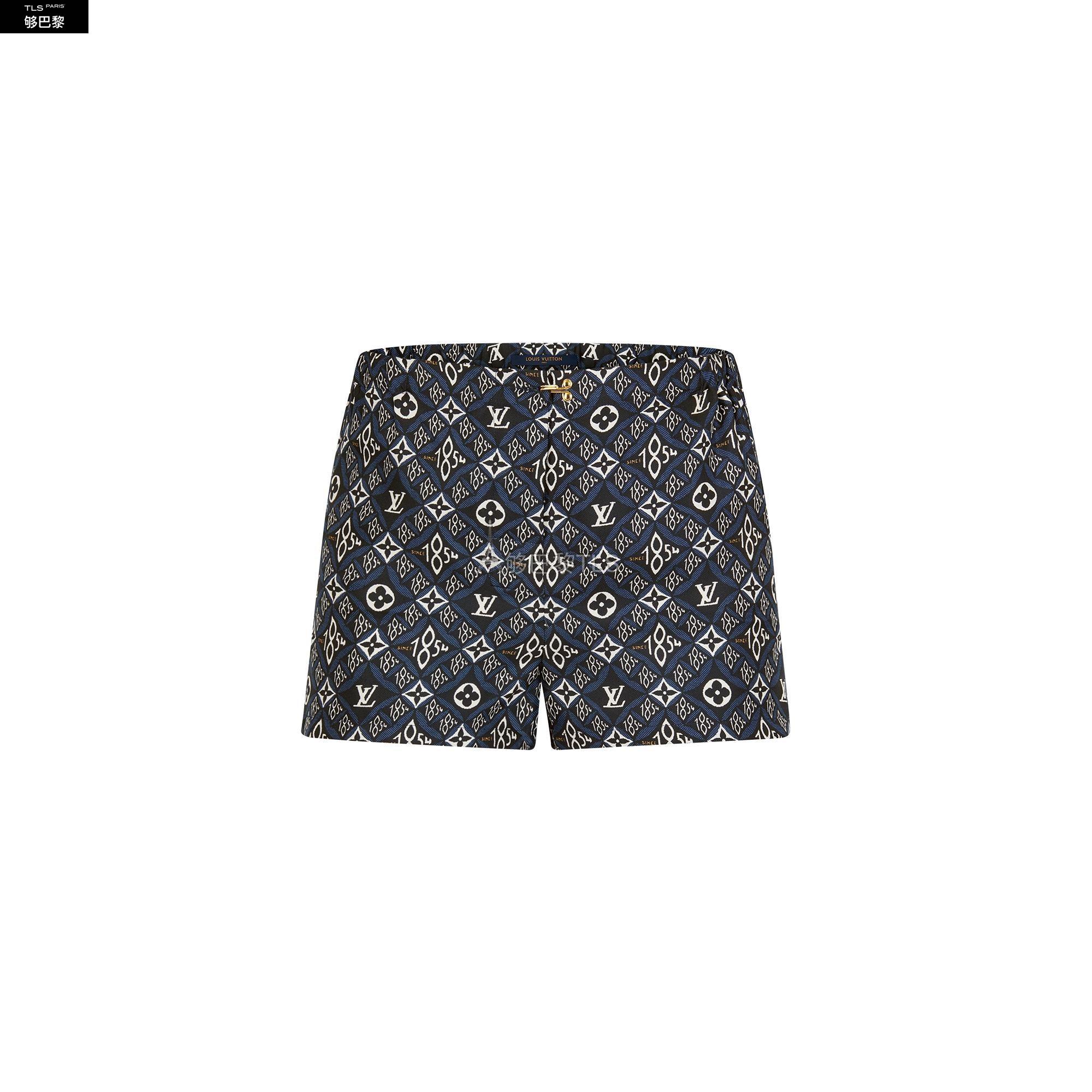 【包邮包税】 lv路易威登 21年春夏 女士 短裤 斜纹真丝短裤 1a8ljs 1