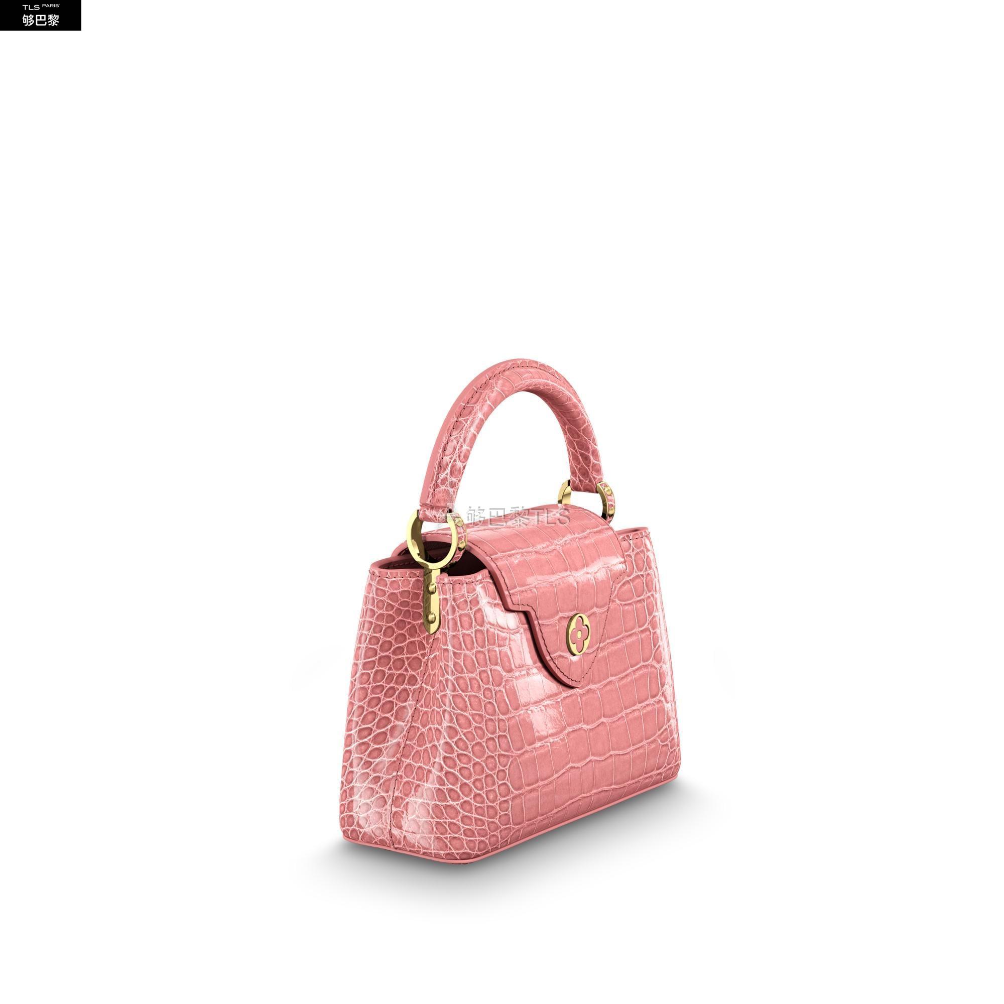 【包邮包税】 lv路易威登 21年春夏 女士 单肩包 capucines 迷你手袋