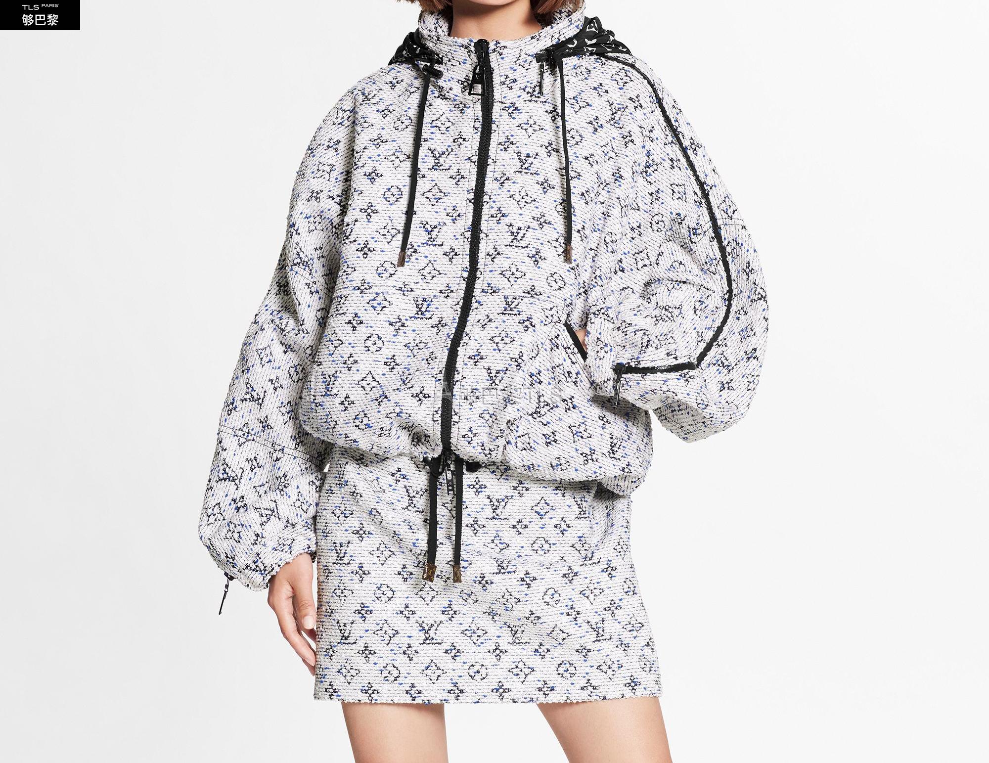 【包邮包税】 lv路易威登 21年春夏 女士 夹克 连帽parka 1a8kwd 1a8