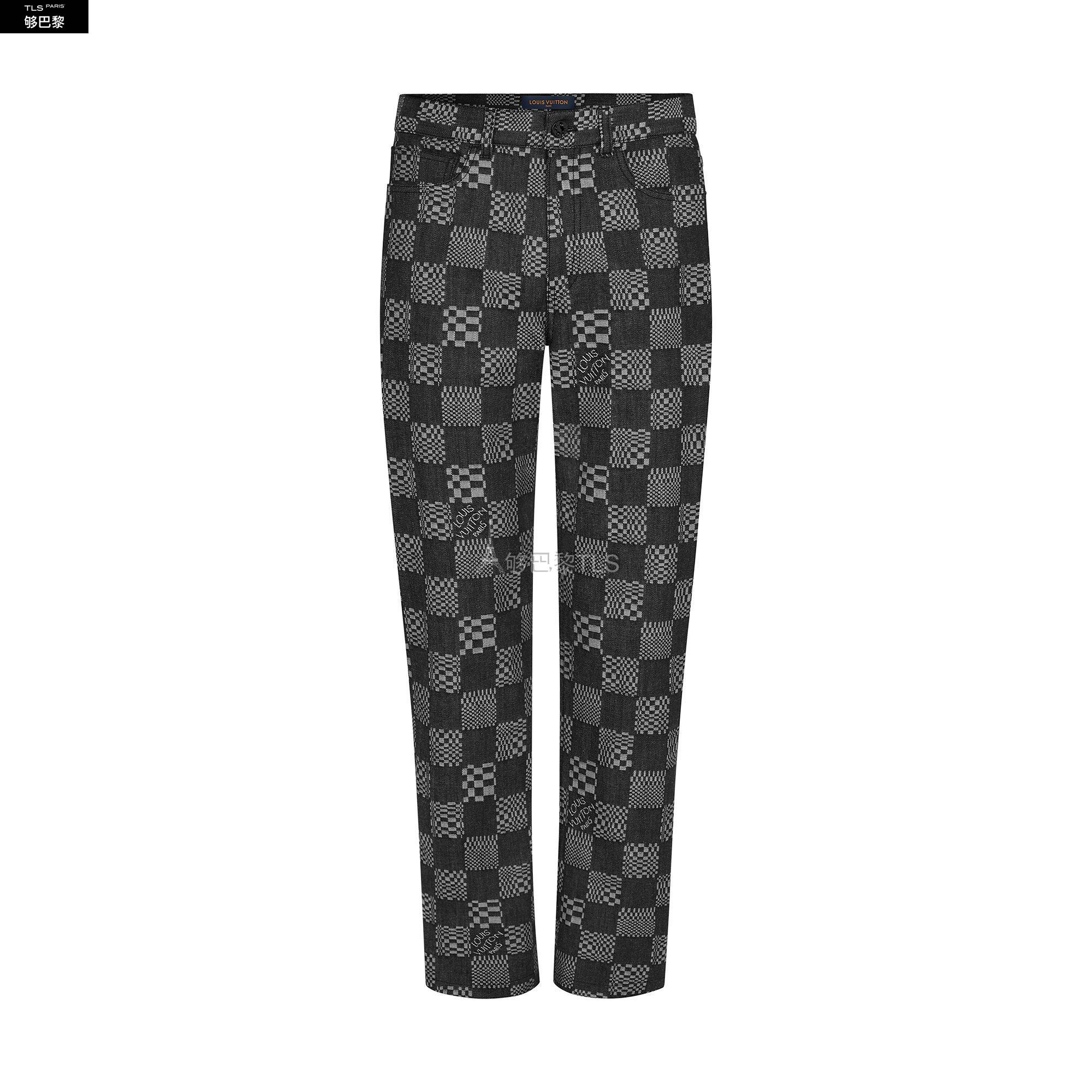 【包邮包税】 lv路易威登 21年春夏 男士 牛仔裤 1a8pft 1a8pfs 1a8