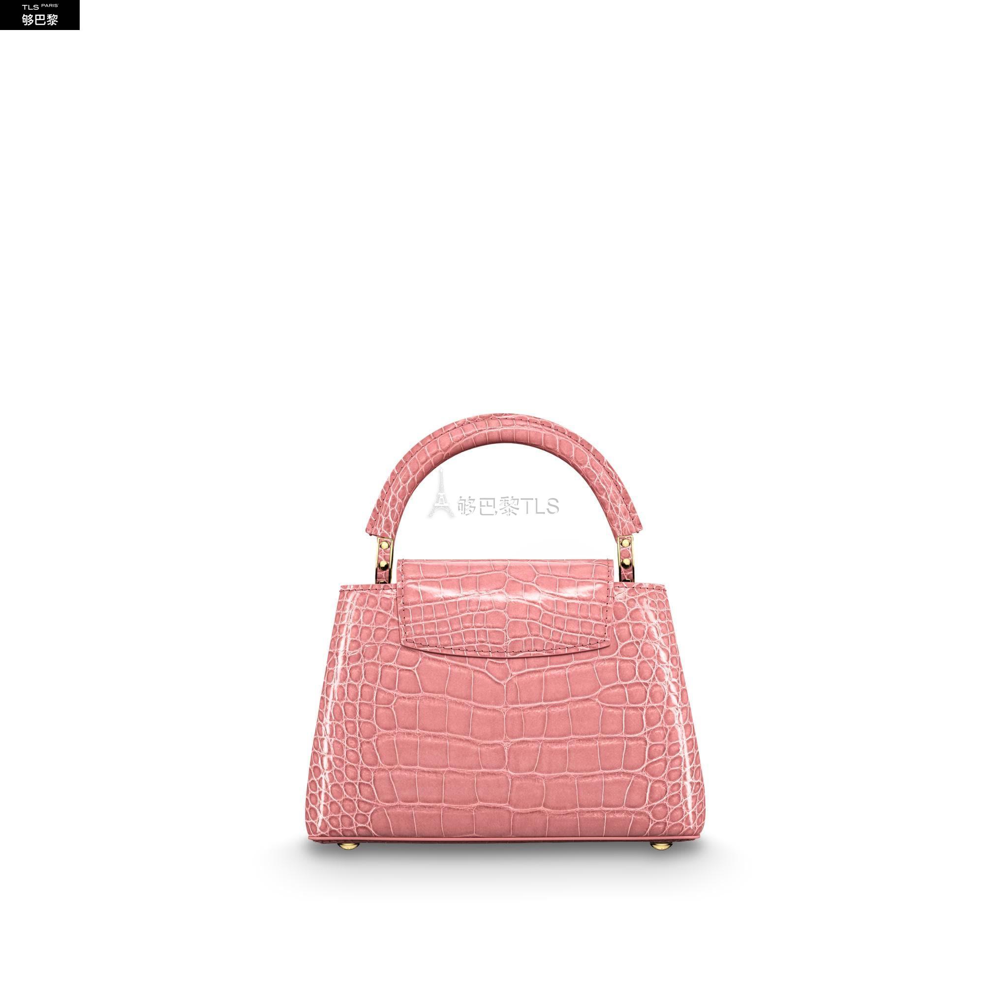 【包邮包税】 lv路易威登 21年春夏 女士 单肩包 capucines 迷你手袋