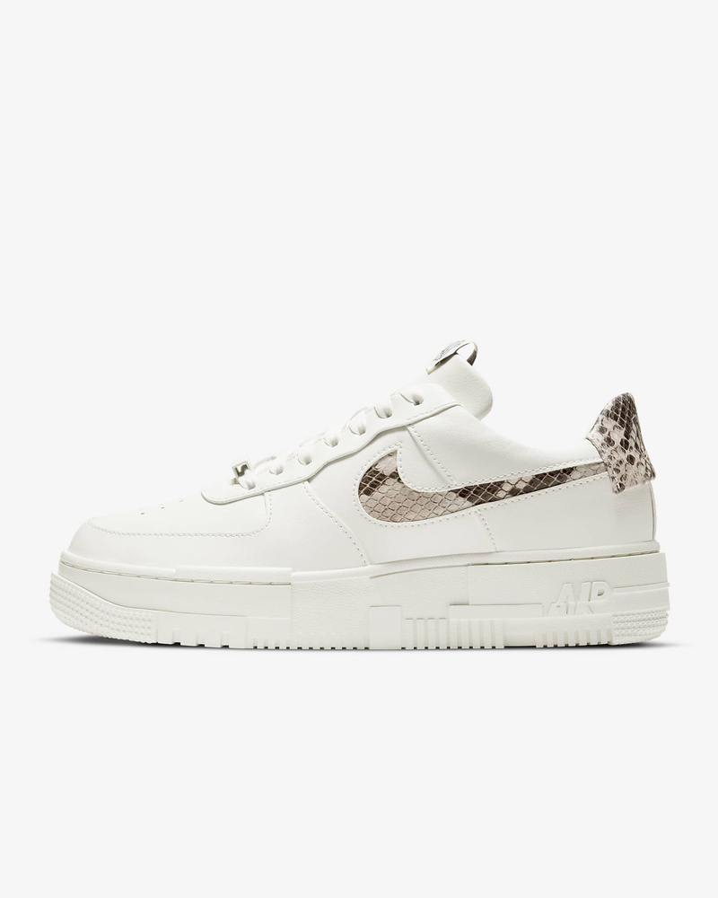 nike/耐克 air force 1 pixel 男女同款 2021 新品 af1 蛇纹 米白