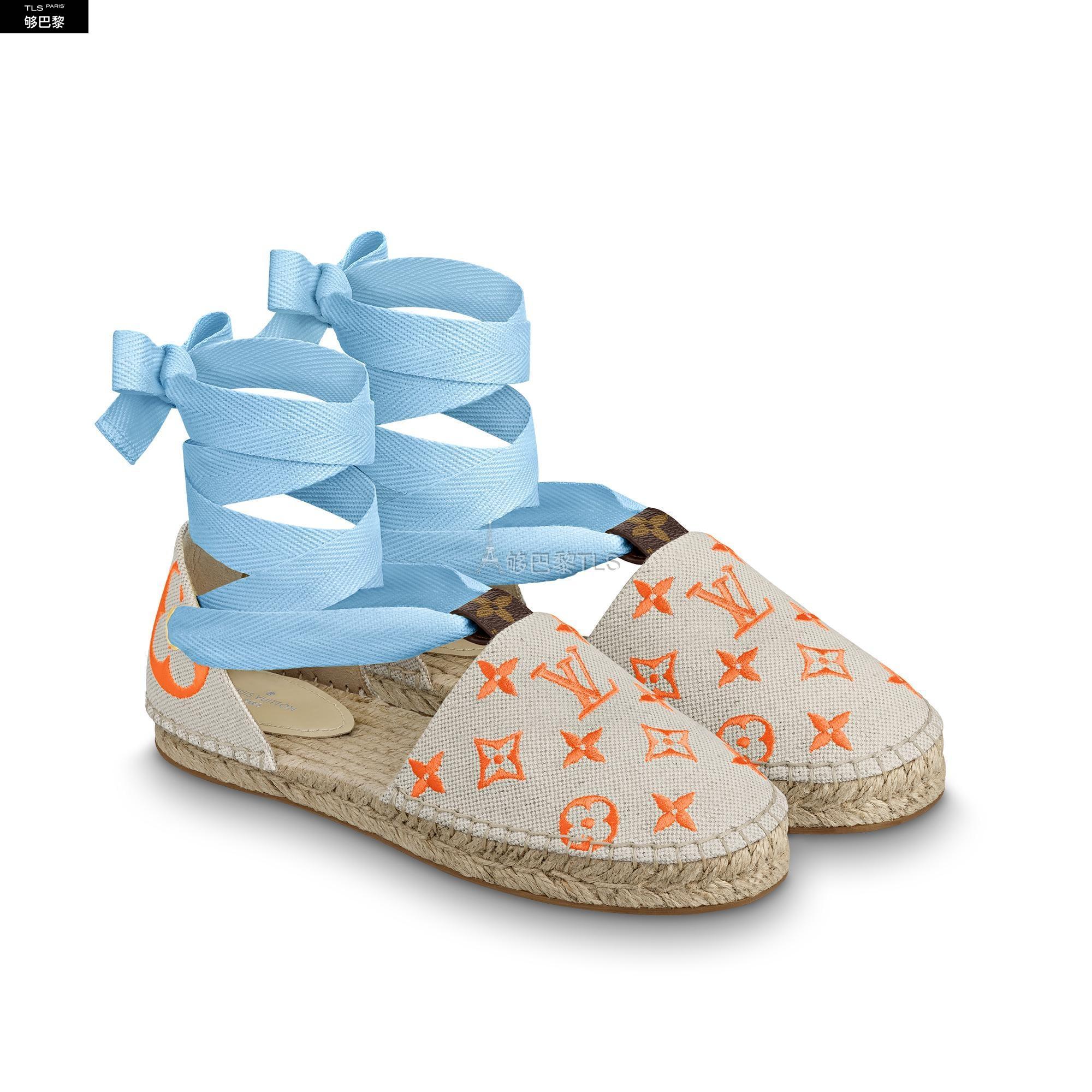 【包邮包税】 lv路易威登 21年春夏 女士 低跟鞋 starboard 平底帆布