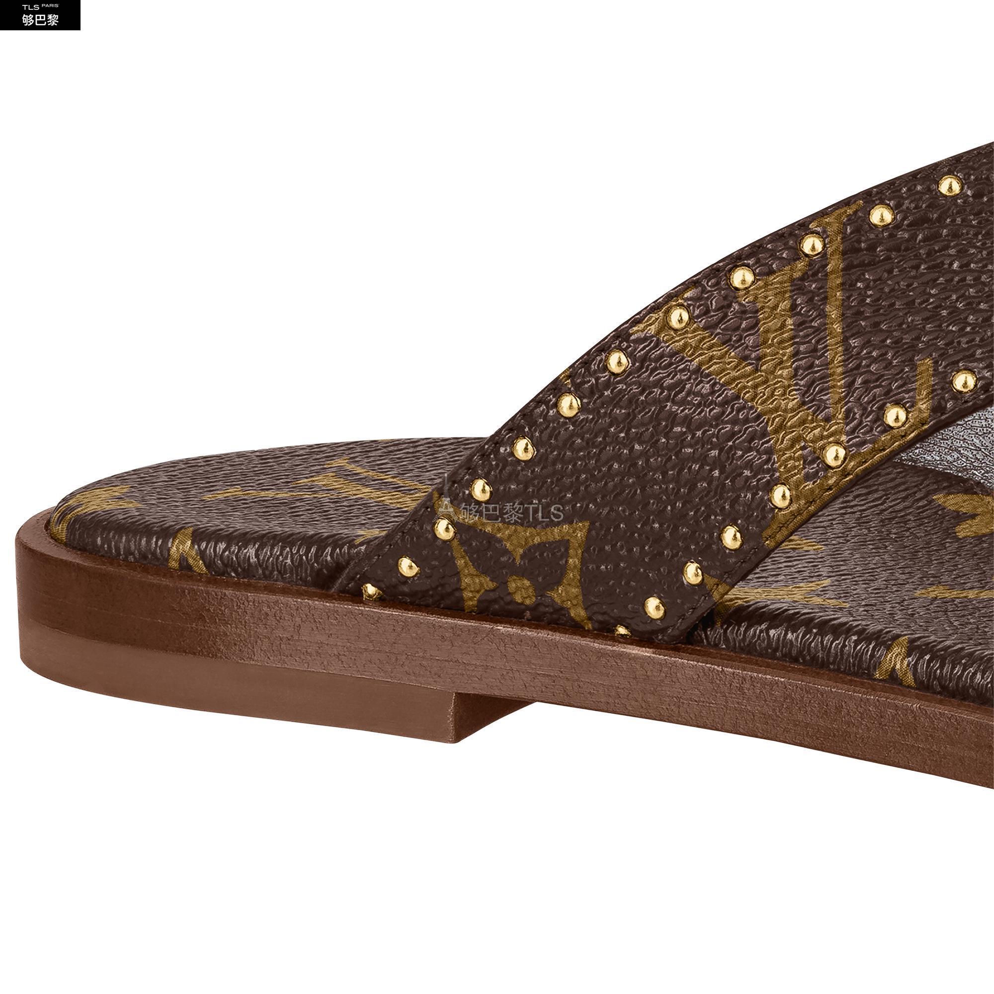 【包邮包税】 lv路易威登 21年春夏 女士 平底凉鞋 sunny 平底人字拖