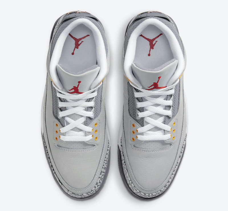 nike/耐克 air jordan 3 cool grey 男女同款 aj3 水泥灰 酷灰 gs情侣