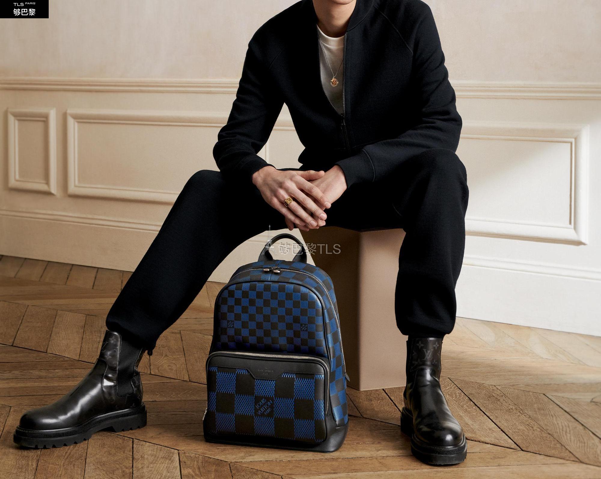 【包邮包税】 lv路易威登 21年春夏 男士 双肩包 campus 双肩包 n