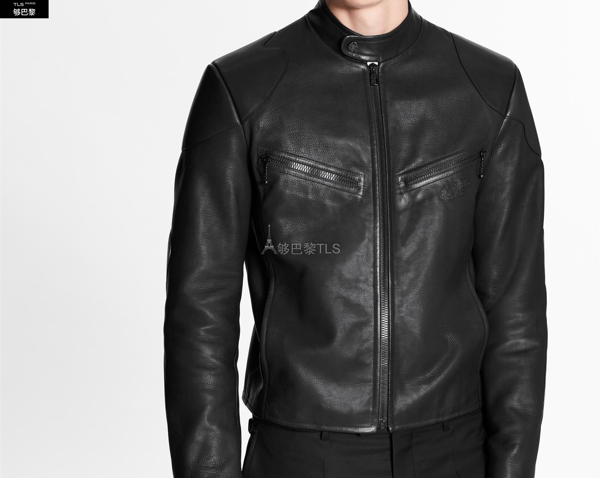 【包邮包税】 lv路易威登 21年春夏 男士 夹克 original 皮革机车夹克