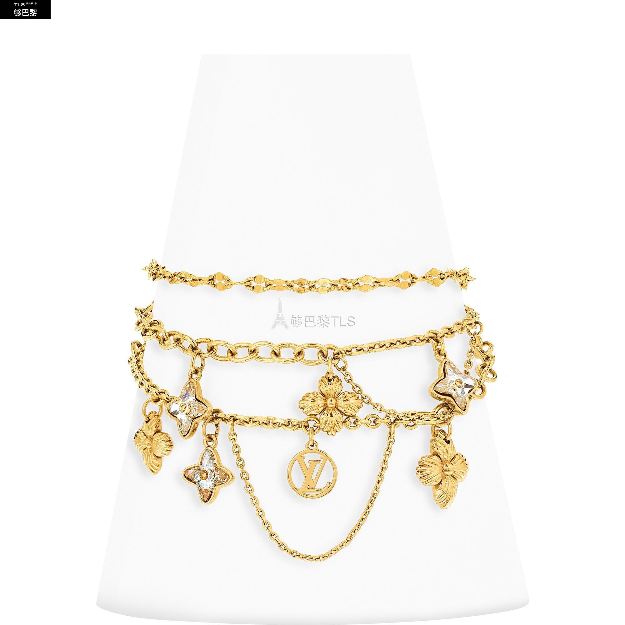 【包邮包税】 lv路易威登 21年春夏 女士 手链 blooming strass 手链