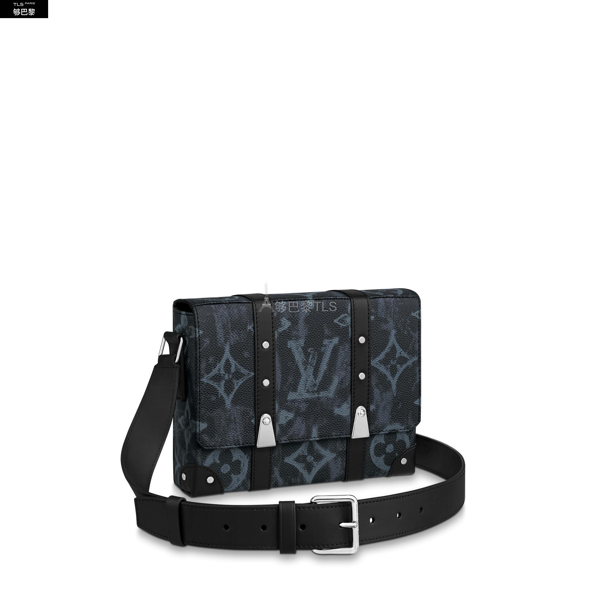 【包邮包税】 lv路易威登 21年春夏 男士 单肩包 trunk 邮差包 m57271