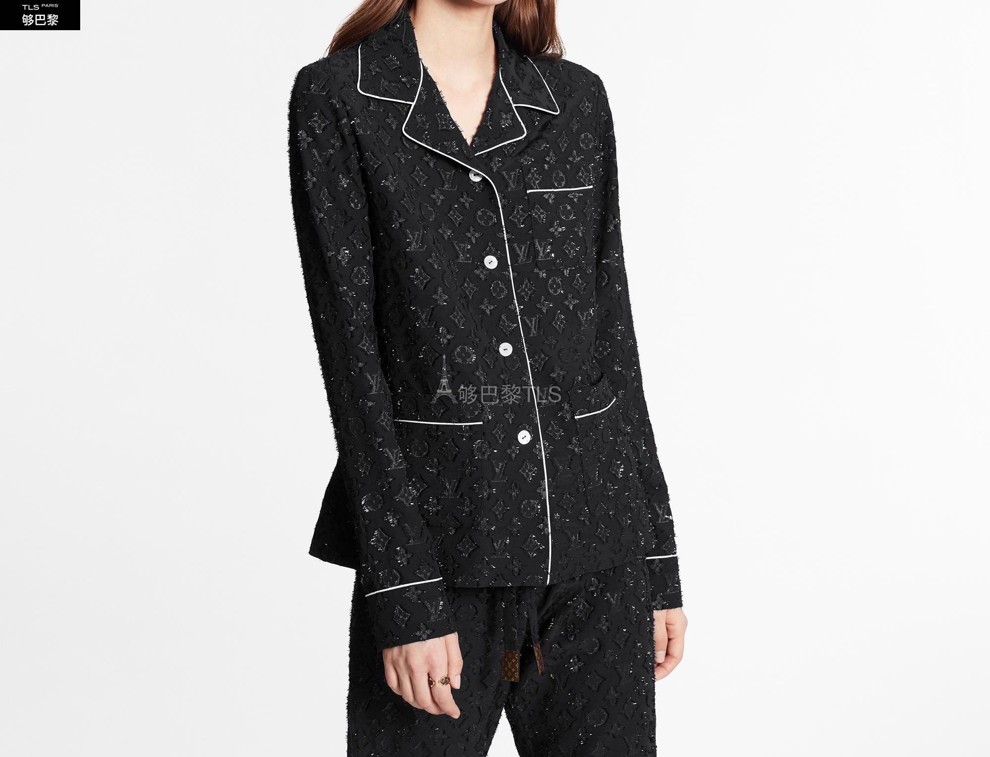 【包邮包税】 lv路易威登 21年春夏 女士 睡衣 haut de pyjama