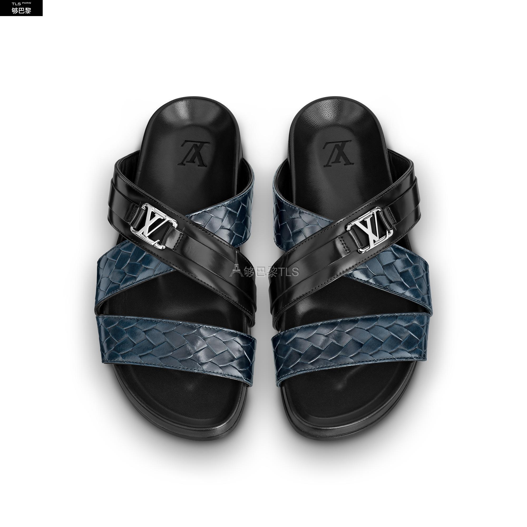 【包邮包税】 lv路易威登 21年春夏 男士 平底凉鞋 mule mirabeau 1a8