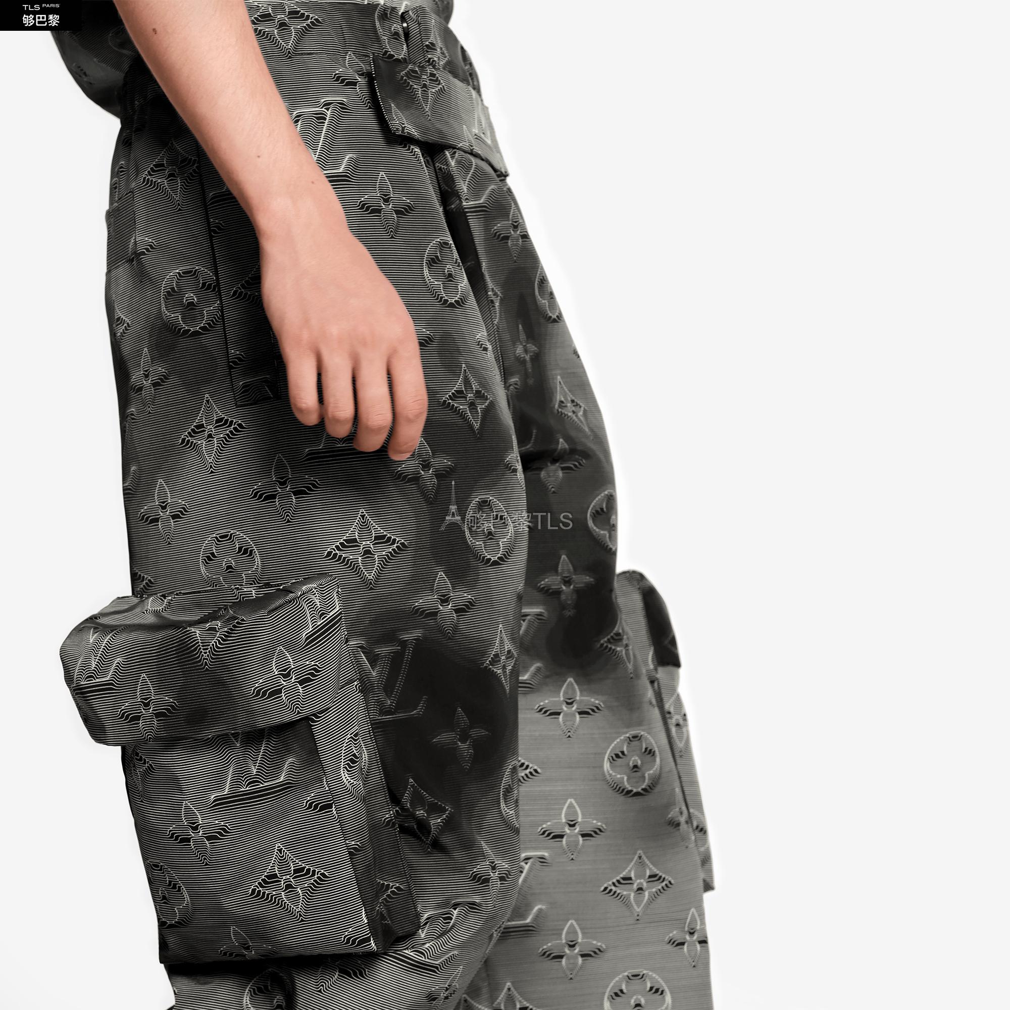 【包邮包税】 lv路易威登 21年春夏 男士 休闲裤 pantalon cargo