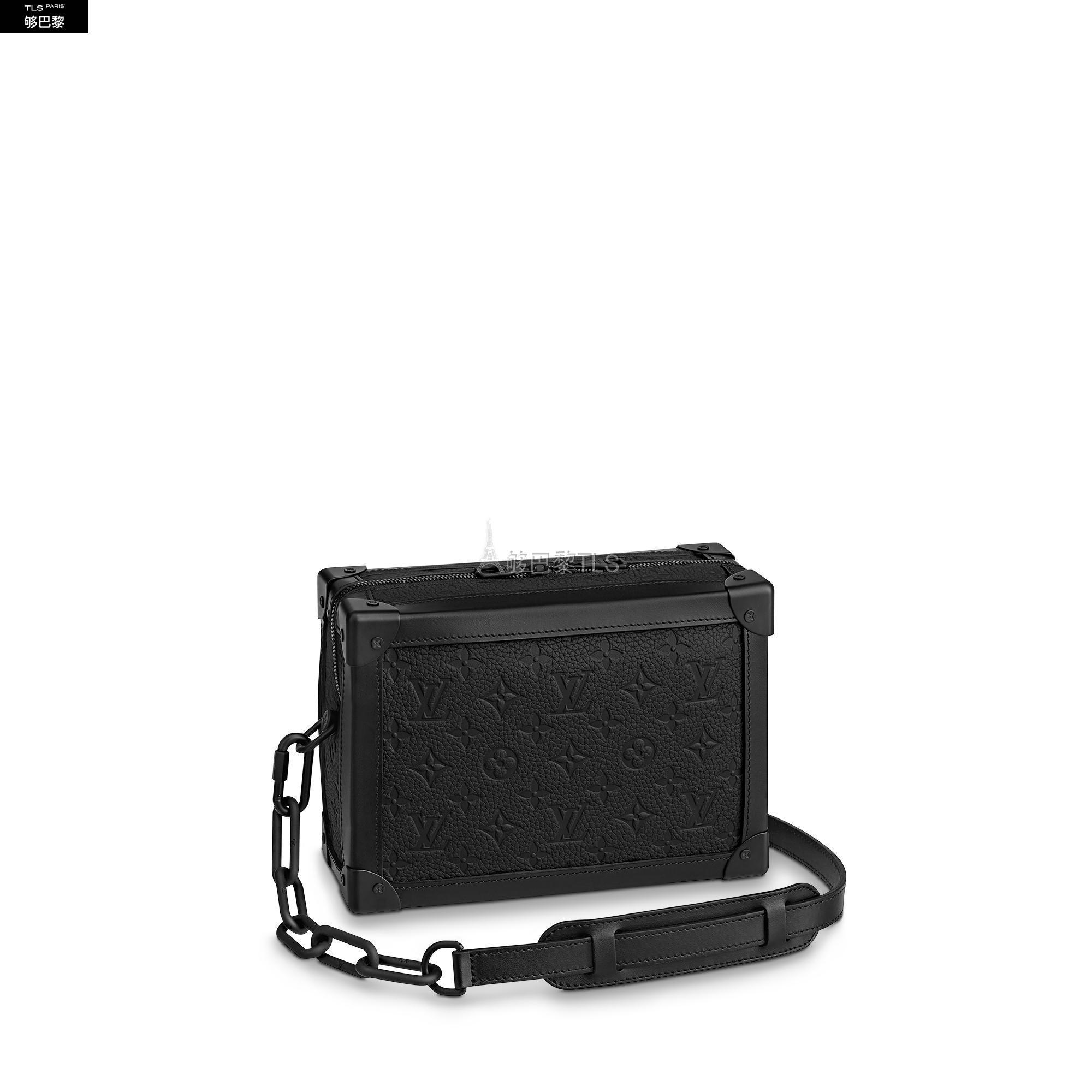 【包邮包税】 lv路易威登 21年春夏 男士 单肩包 soft trunk 链条包