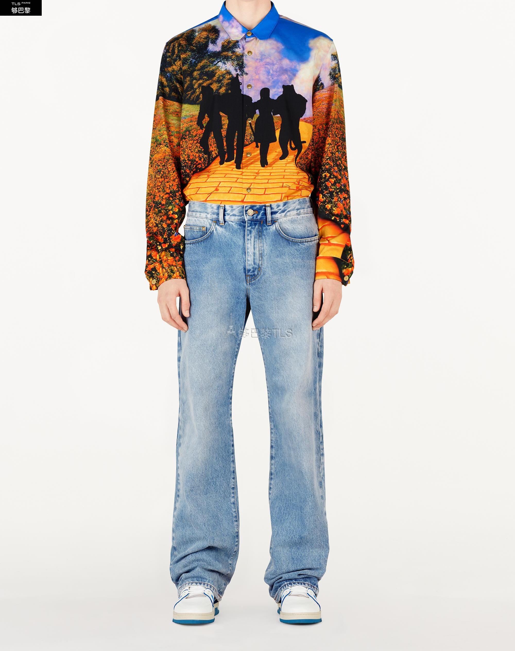 【包邮包税】 lv路易威登 21年春夏 男士 牛仔裤 jean evase 牛仔裤