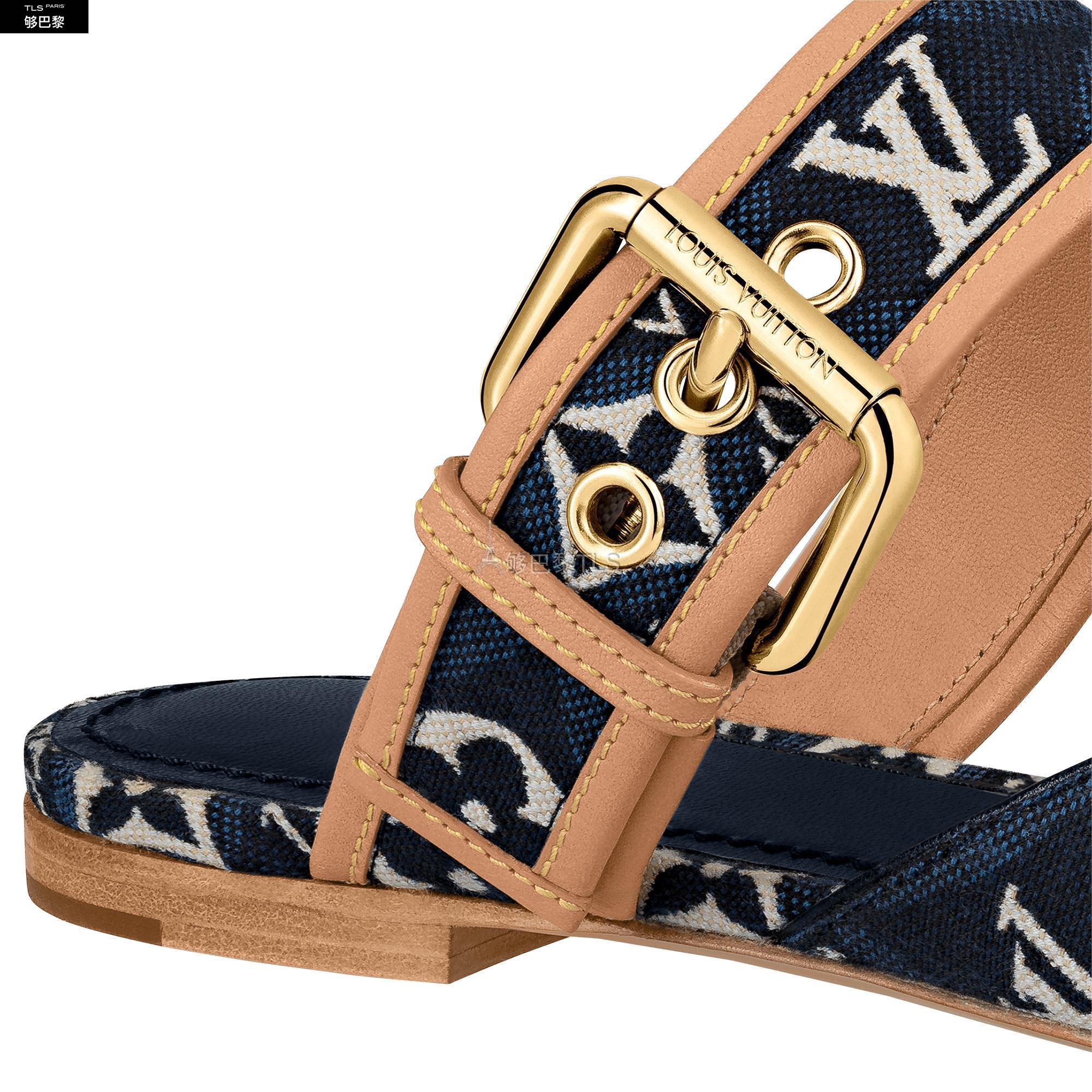 【包邮包税】 lv路易威登 21年春夏 女士 平底鞋 sofia 平底凉拖 1a8