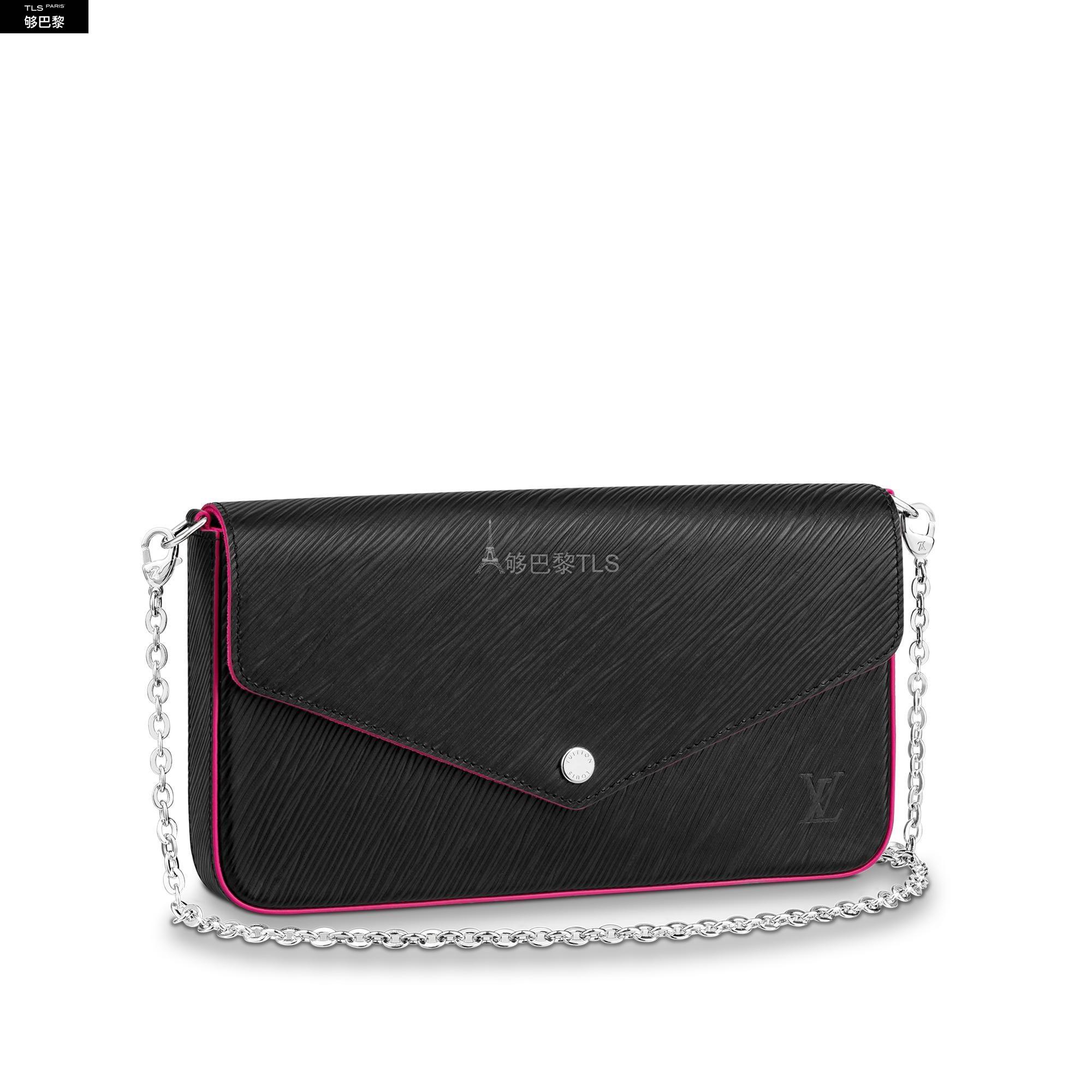 包税】 lv路易威登 21年春夏 女士 单肩包 pochette felicie 链条包 m