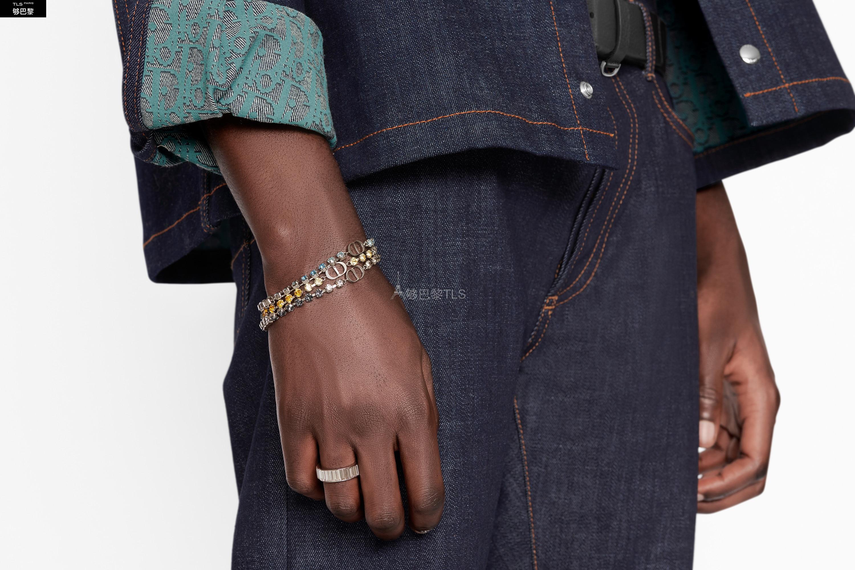 【包邮包税】 dior迪奥 21年春夏 男士 手链 手链 b1297hommt_d014