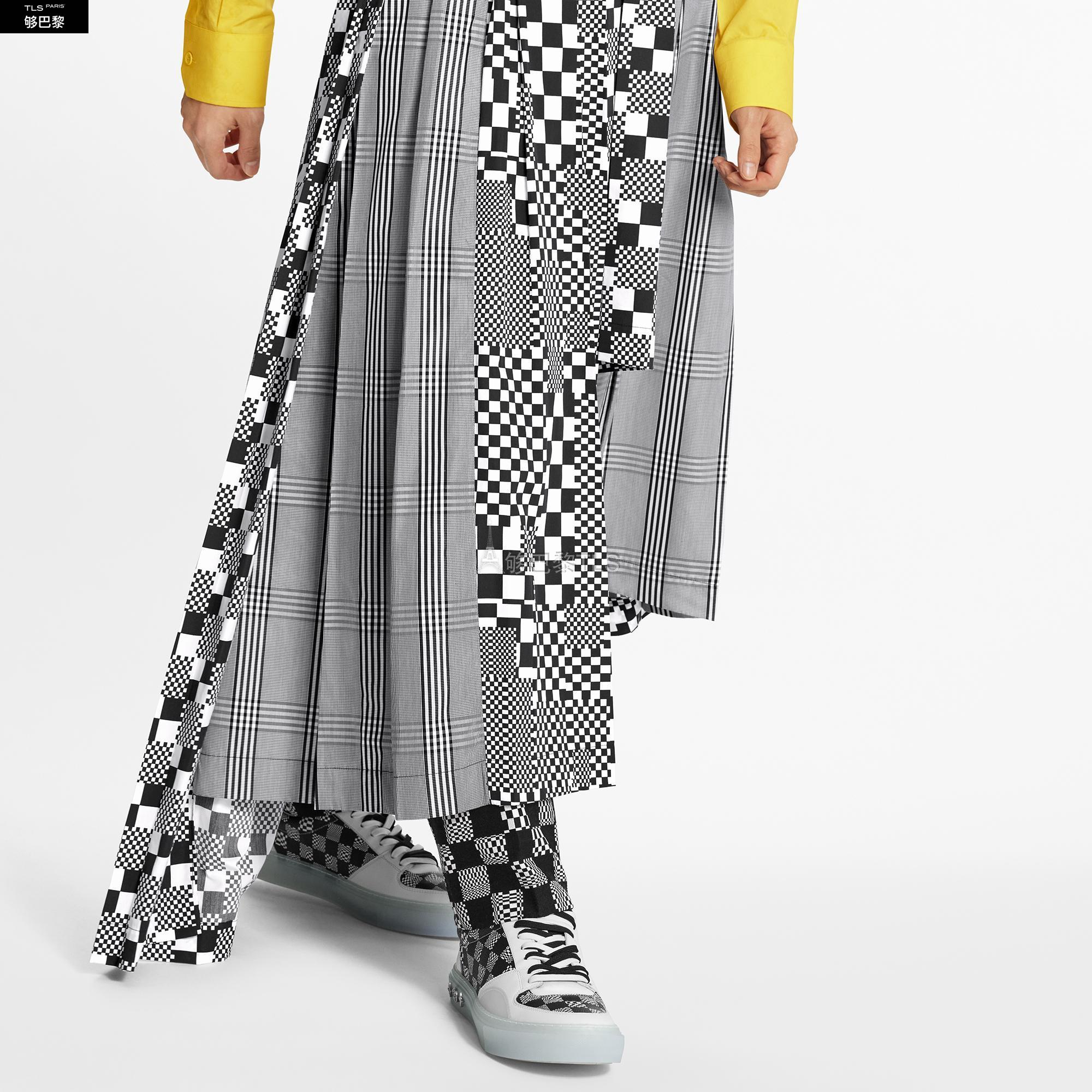 【包邮包税】 lv路易威登 21年春夏 男士 休闲裤 褶裥半身裙 1a8pez 1