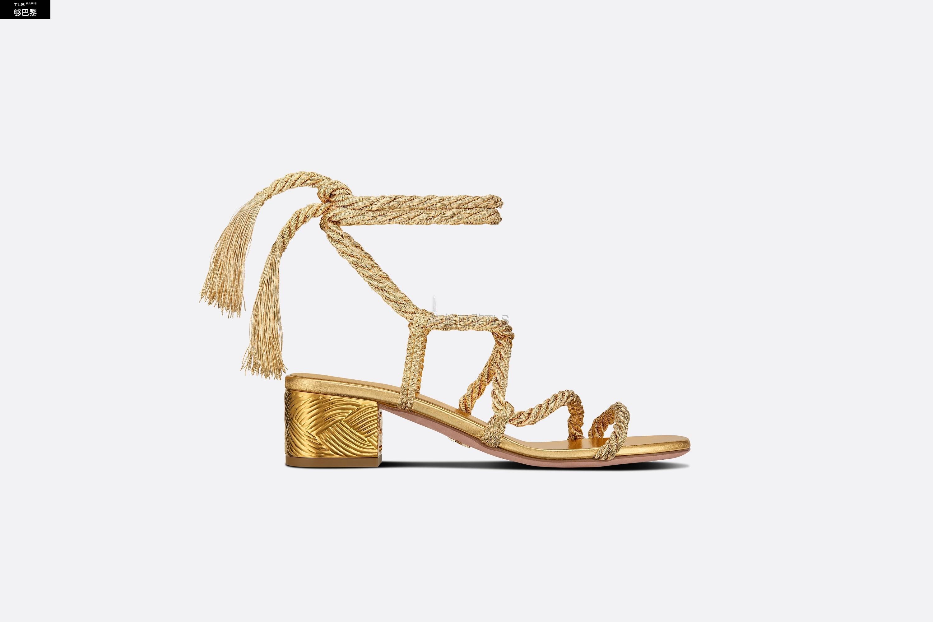 【包邮包税】 dior迪奥 21年春夏 女士 中跟凉鞋 dior mythe 带跟凉鞋