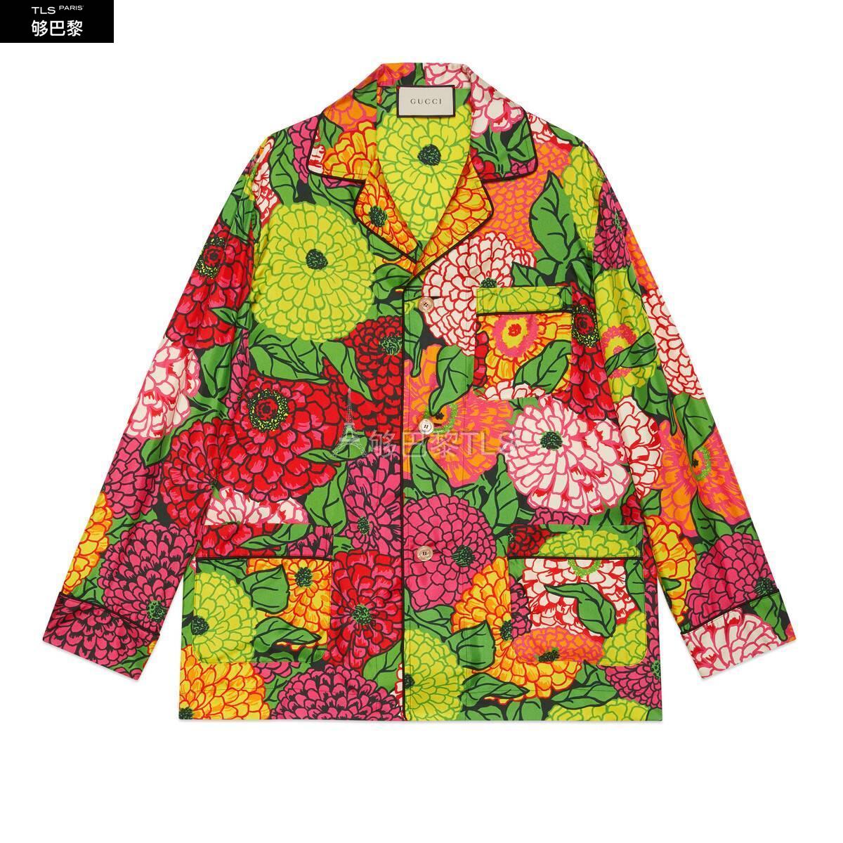 【包邮包税】 gucci古驰 21年春夏 女士 艺术家ken scott印花系列斜纹