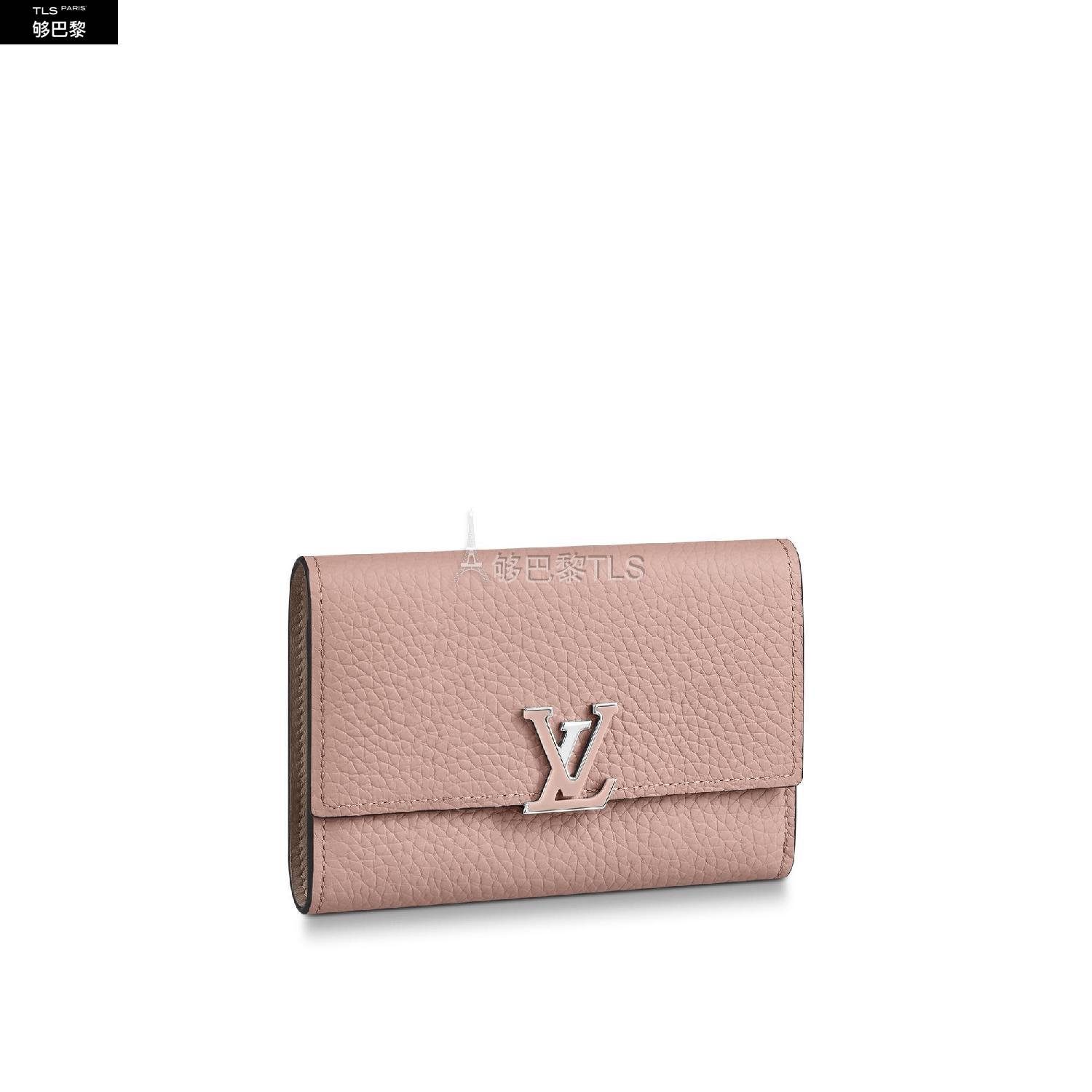 【包邮包税】 lv路易威登 21年春夏 女士 钱包 capucines 短款钱夹 m