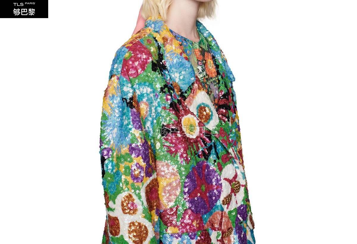 【包邮包税】 gucci古驰 21年春夏 女士 艺术家ken scott印花系列真丝