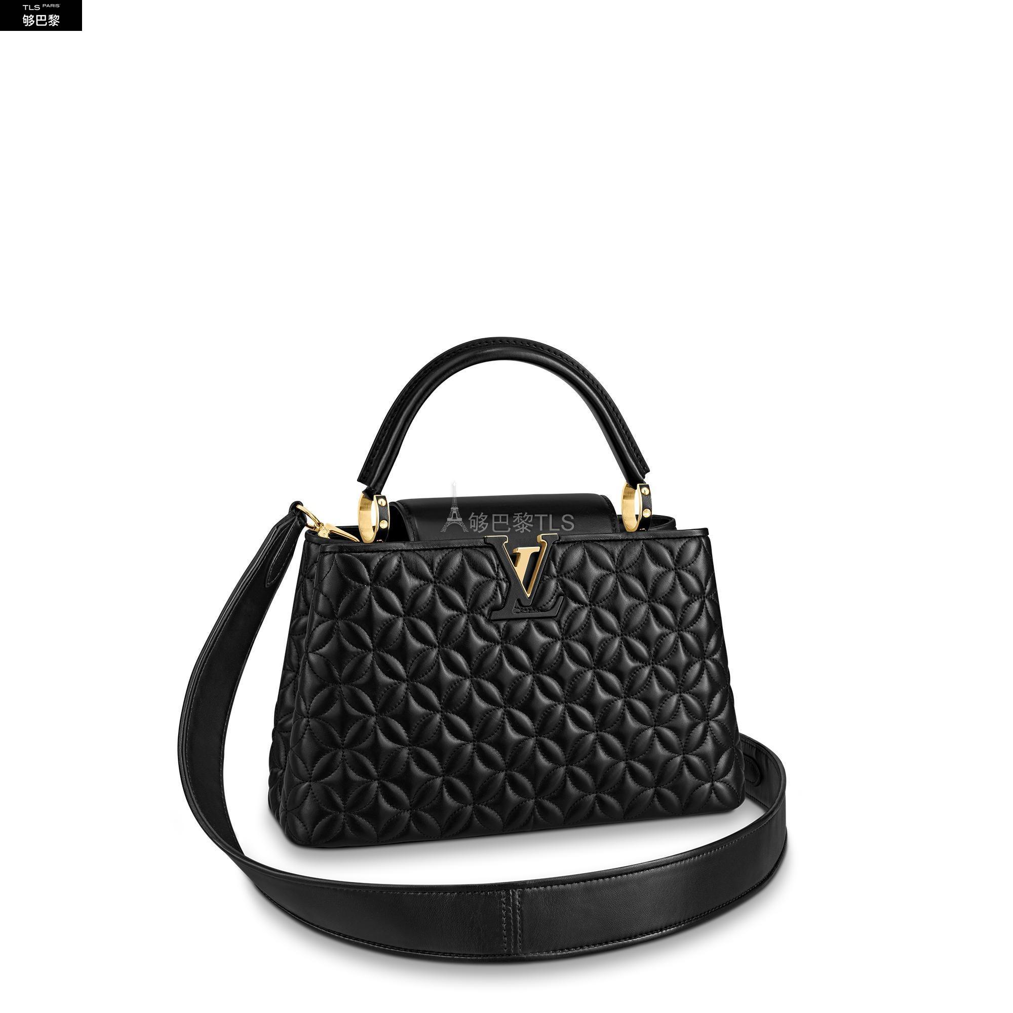 【包邮包税】 lv路易威登 21年春夏 女士 手提包 capucines 小号手袋