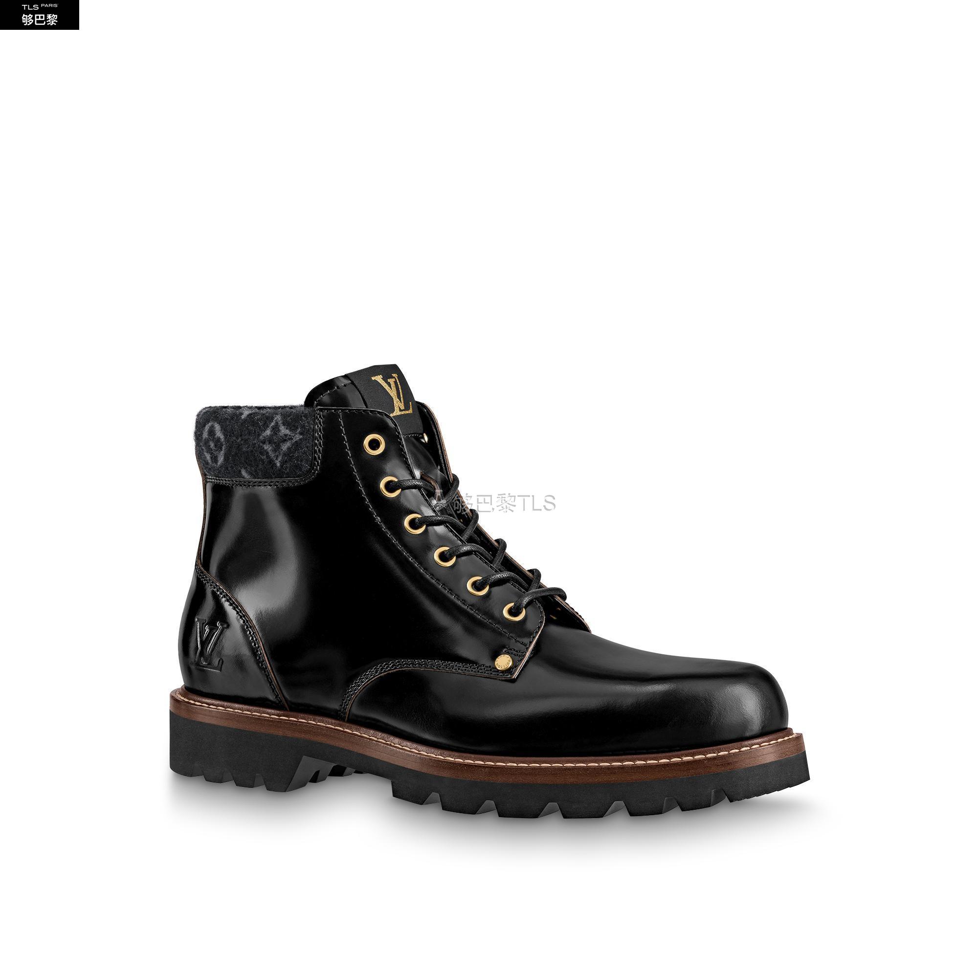 【包邮包税】 lv路易威登 21年春夏 男士 短靴 oberkampf ankle boot