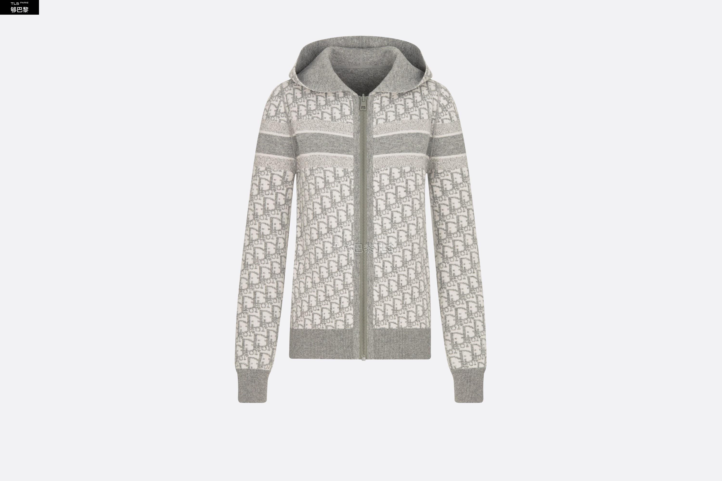 【包邮包税】 dior迪奥 21年春夏 女士 卫衣 连帽双面拉链开衫 054g12