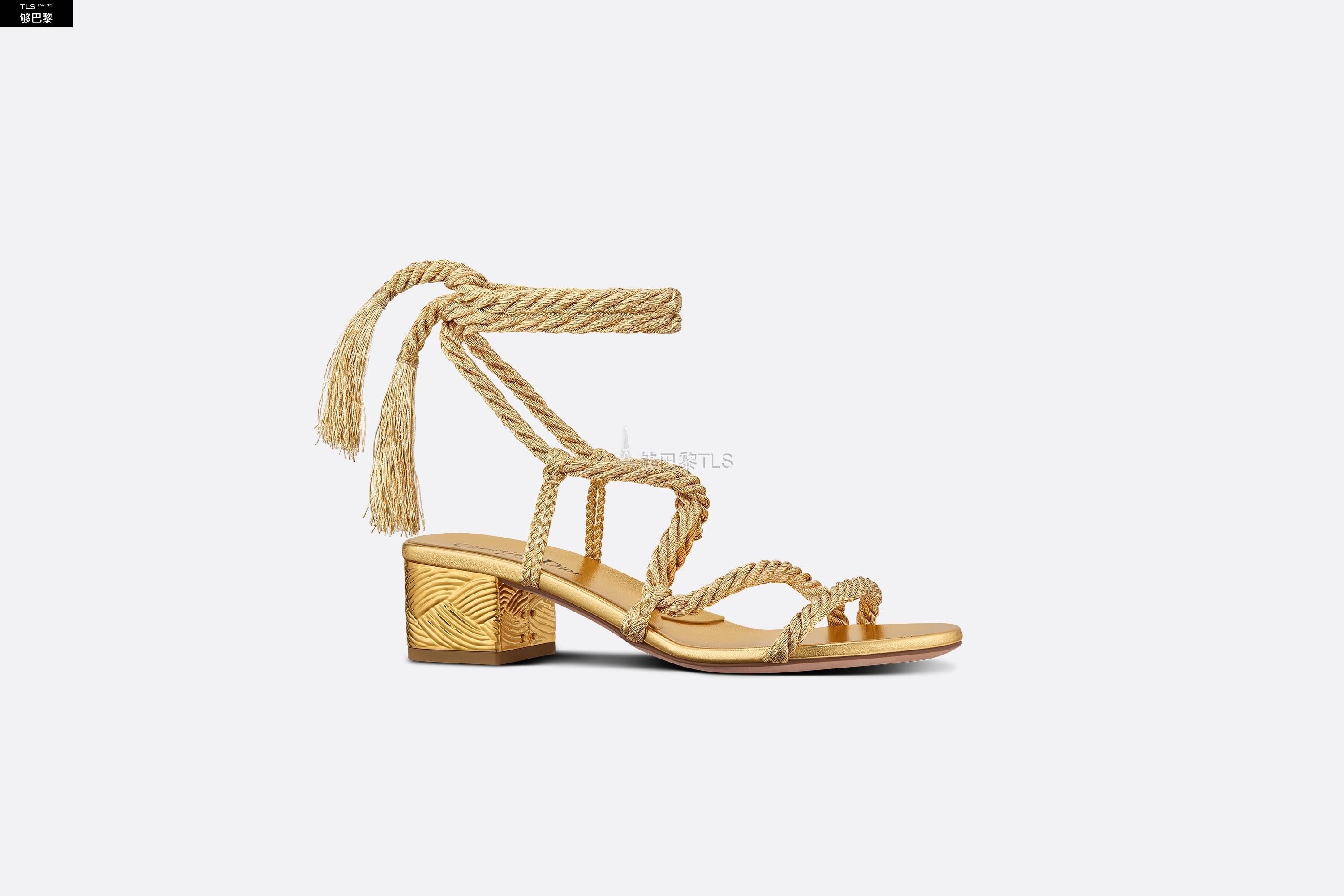 【包邮包税】 dior迪奥 21年春夏 女士 中跟凉鞋 dior mythe 带跟凉鞋