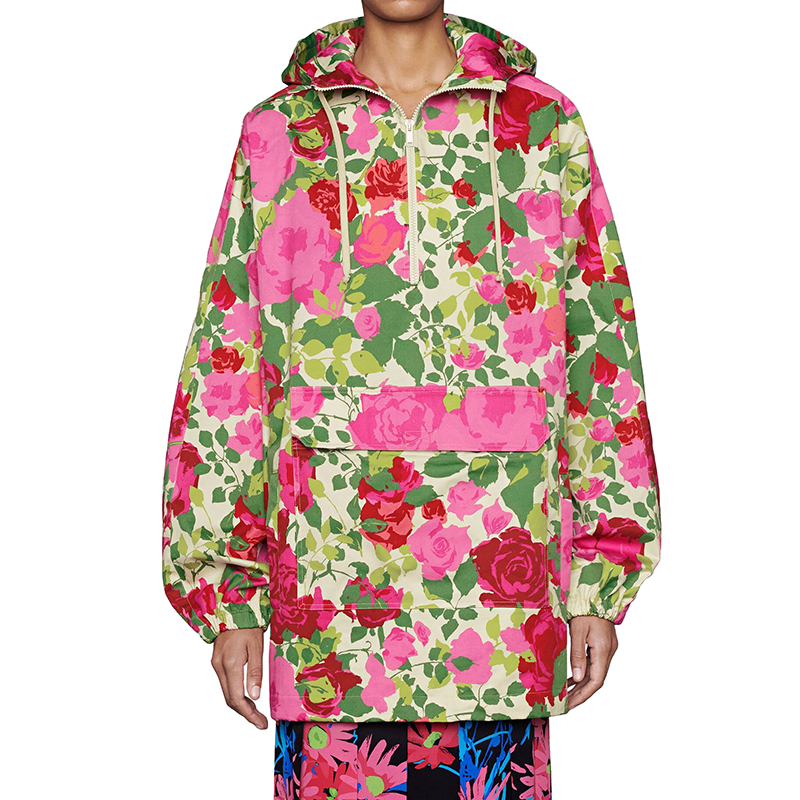 【包税】gucci/古驰 2021年新款 ken scott系列 女士五彩棉质印花连