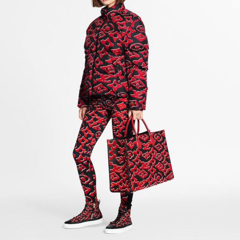 louis vuitton/路易威登 lv x uf nylon down jacket尼龙女士羽绒服