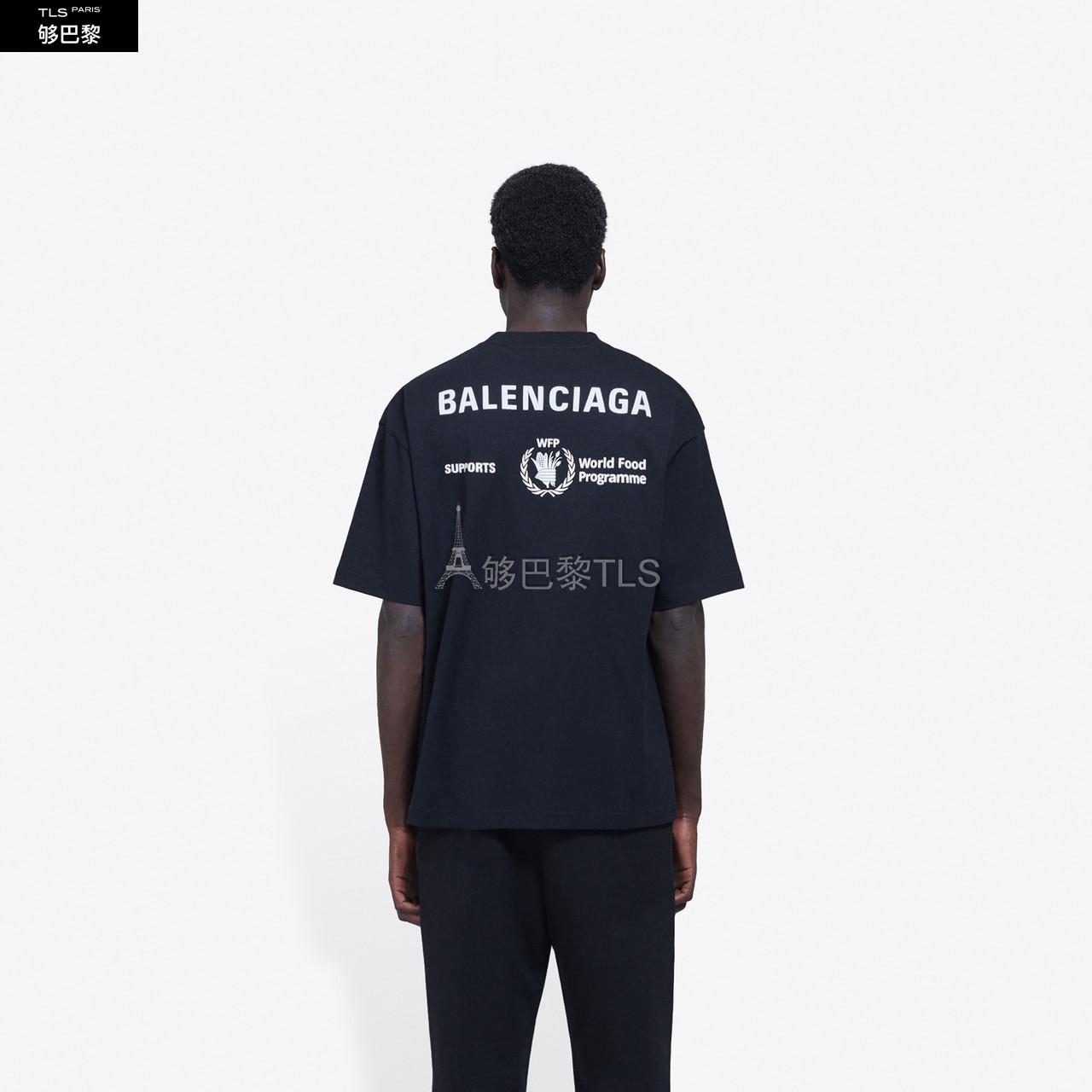 【包邮包税】 balenciaga巴黎世家 21年春夏 男士 短袖t恤 wfp medium