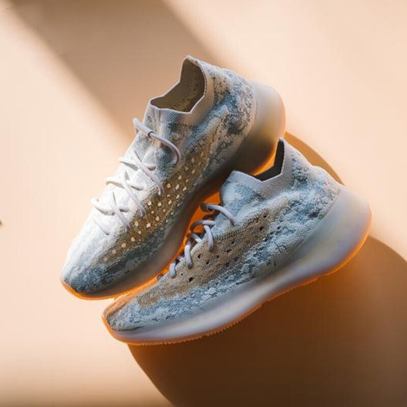 adidas/阿迪达斯 yeezy boost 椰子 380 蜜桃粉满天星 休闲跑步鞋 gy