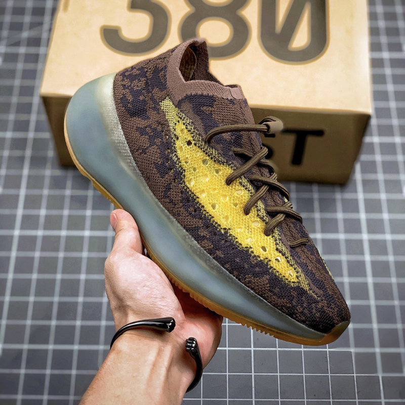 adidas/阿迪达斯 yeezy boost 380 lmnte 男女同款 琥珀 椰子 情侣