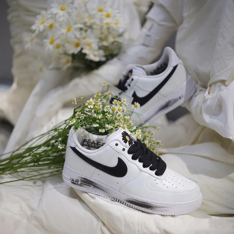 0 刮刮乐 小雏菊 黑白 反系鞋带 联名休闲鞋板鞋 dd3223-100