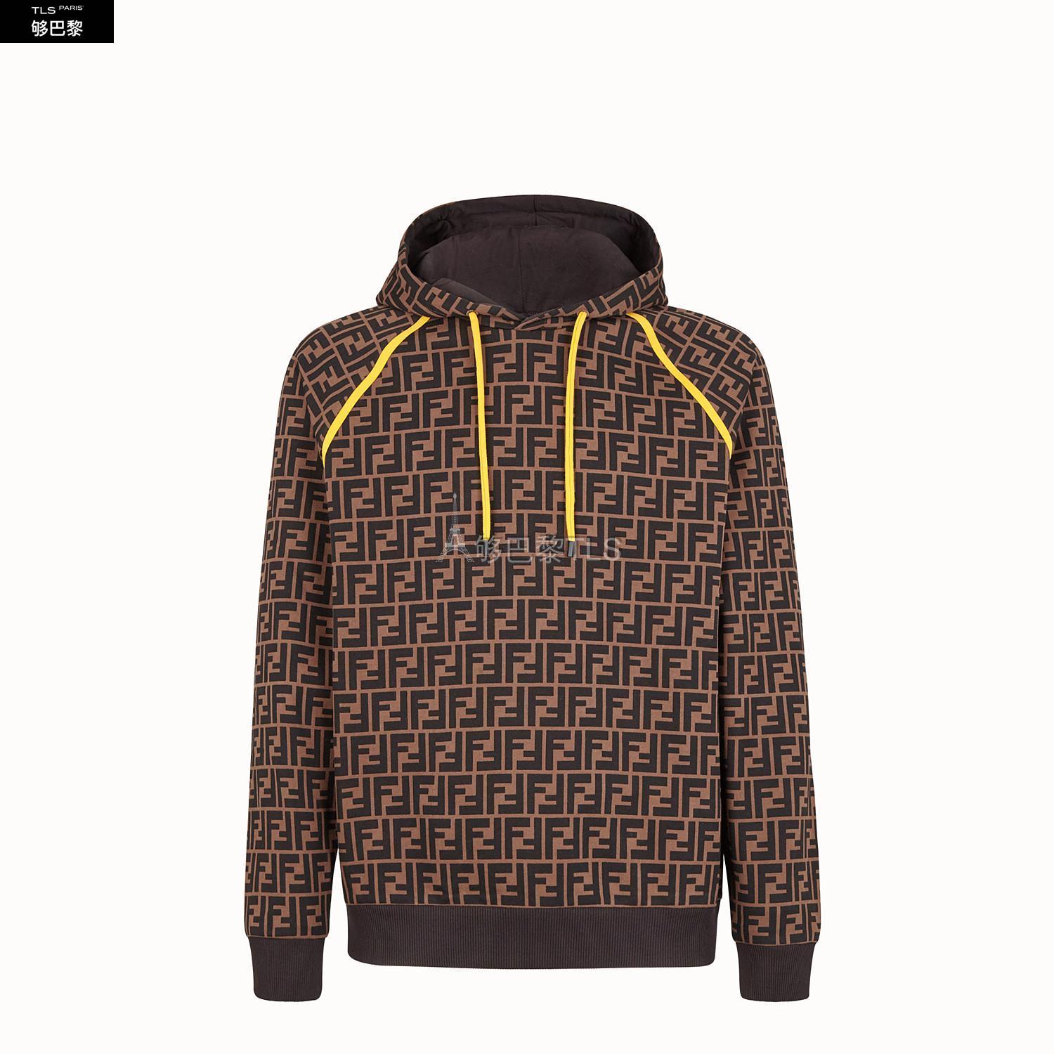 【包邮包税】 fendi芬迪 21年春夏 男士 卫衣 棕色