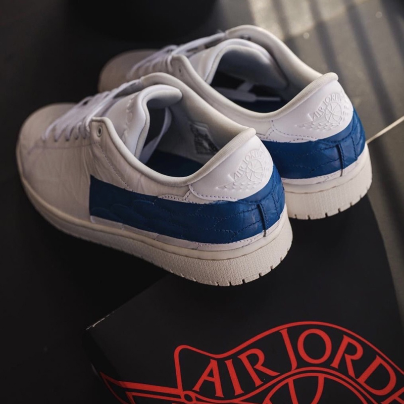 air jordan 1 centre court 男款 aj1 白蓝 陈冠希 亲友 板鞋休闲鞋