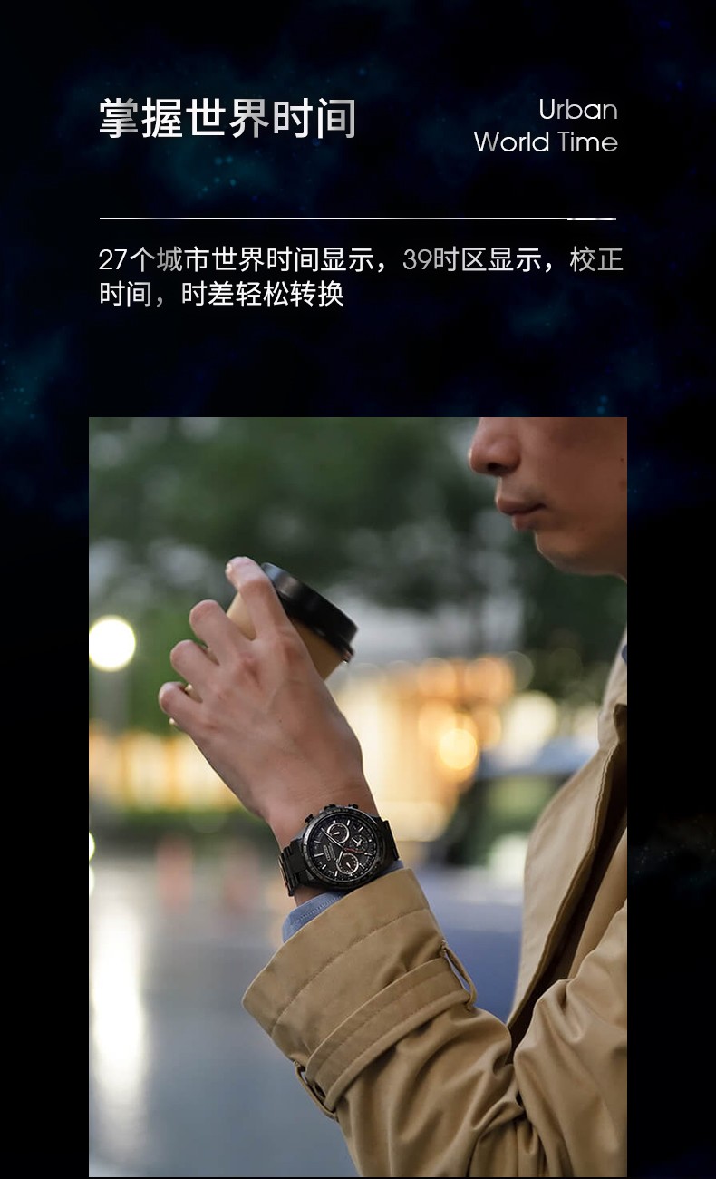 Citizen/西铁城 正品舒博钛GPS卫星对时万年历光动能男表ATTESA CC4014-62E