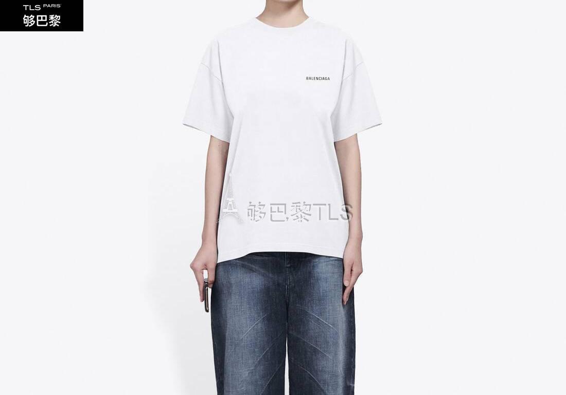 【包邮包税】 balenciaga巴黎世家 21年春夏 女士 短袖t恤 balenciaga