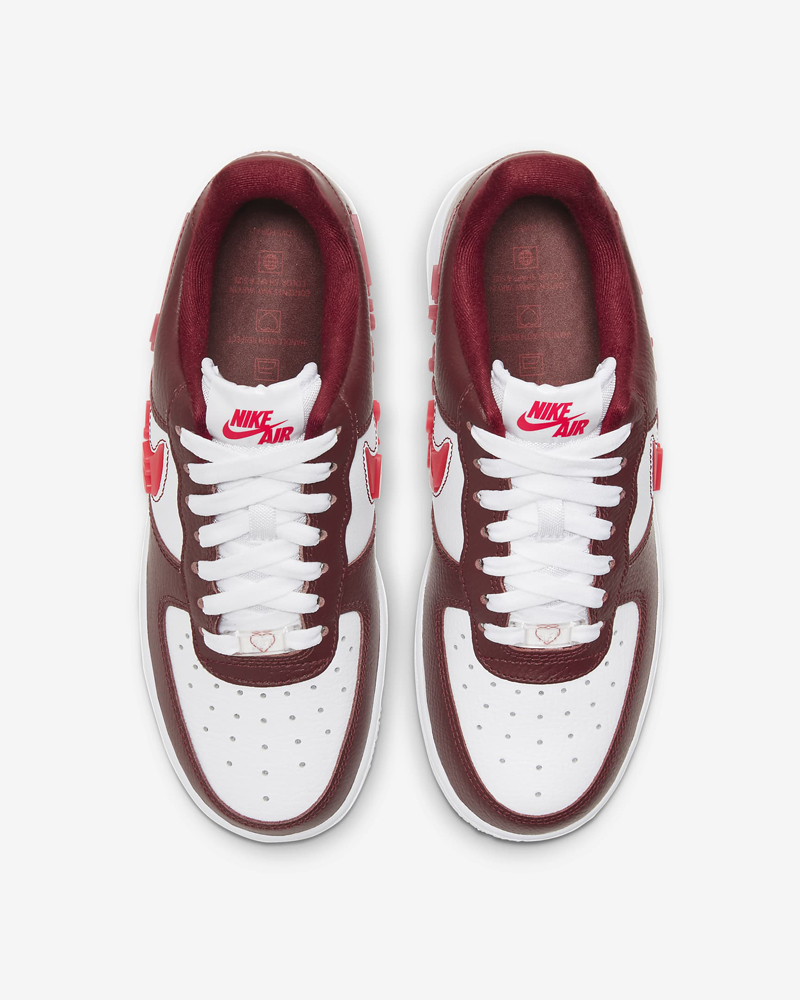 nike/耐克 air force 1 男女同款 af1 红白 情人节爱心 运动休闲板鞋