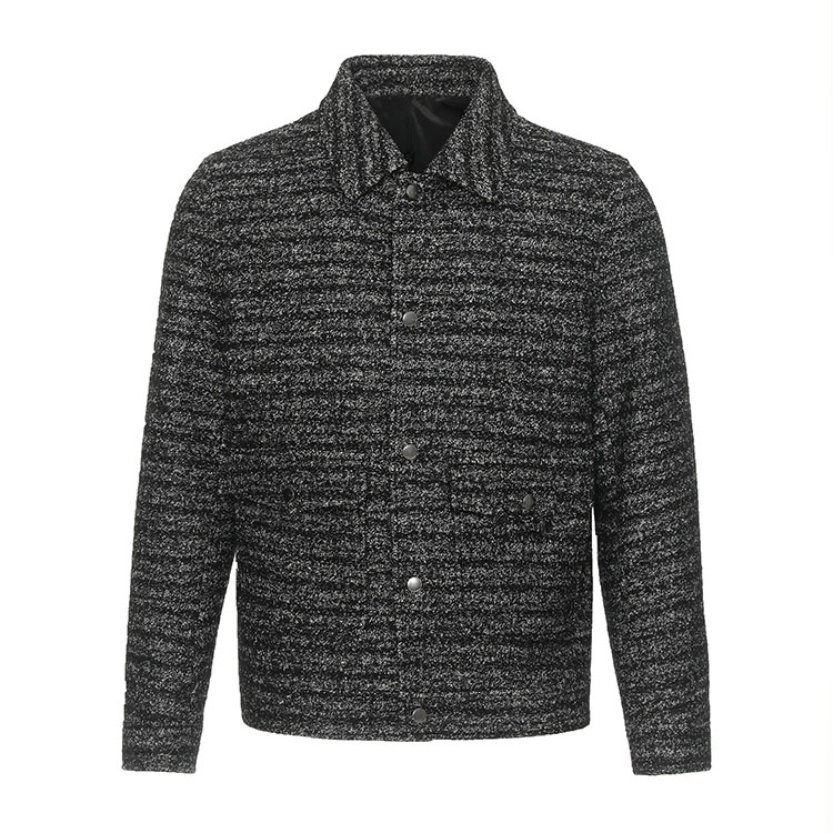 【21春夏】liu·jouomo/liu·jouomo黑白翻领设计 工装风款型 版型