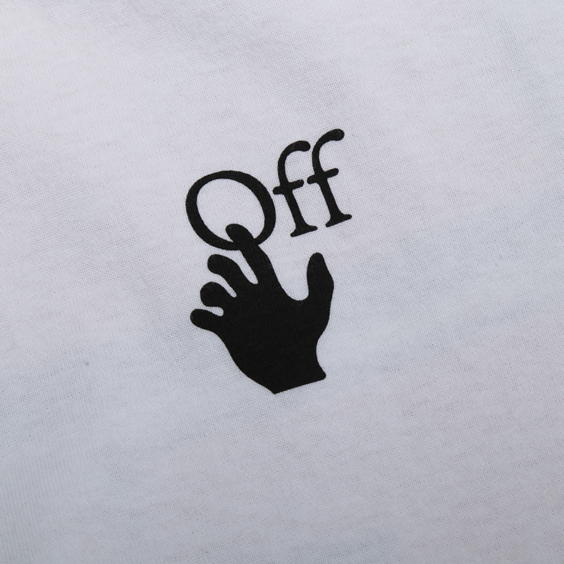 off-white/off-white 21春夏 宽松版 箭头标志男士短袖t恤 omaa038r21