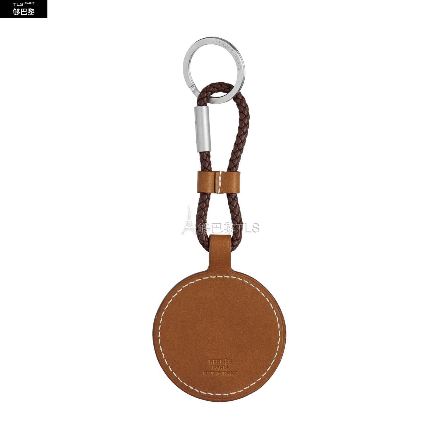 包邮包税hermes爱马仕21年春夏女士钥匙扣portecleshtattoobicolor