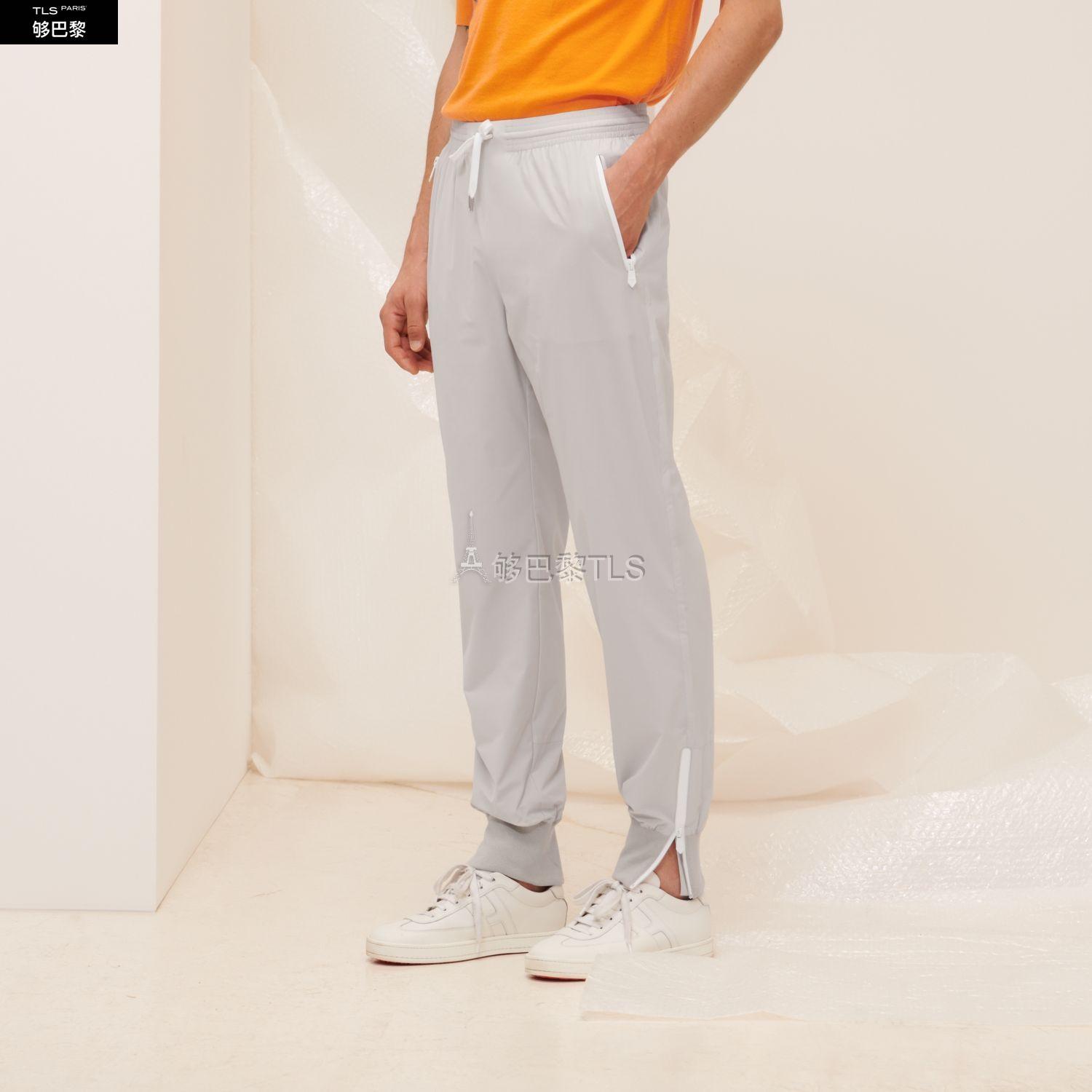 【包邮包税 hermes爱马仕 21年春夏 男士 运动裤 pantalon de